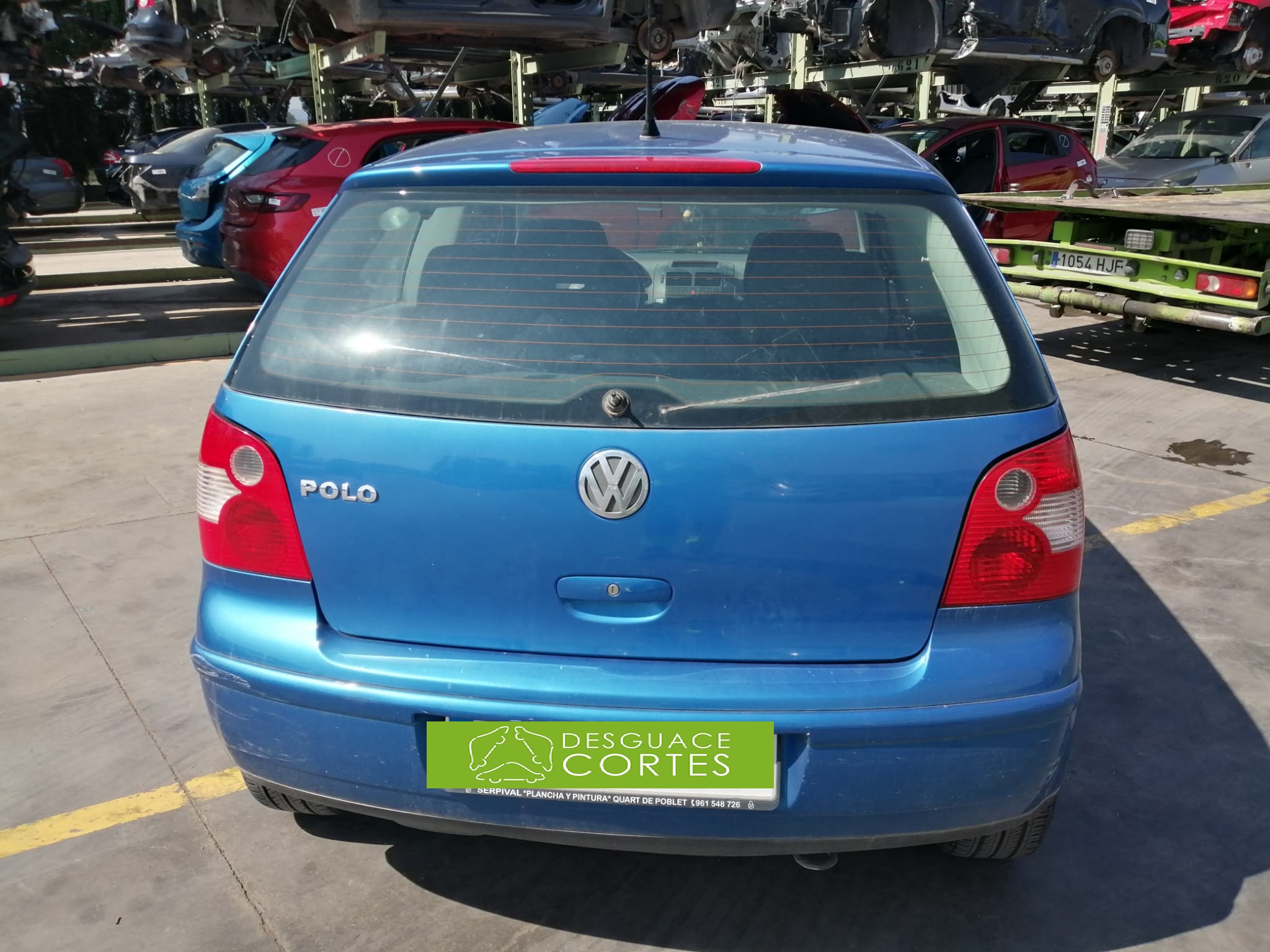 VOLKSWAGEN Polo 4 generation (2001-2009) Priekšējās kreisās durvis 6Q3831055K 18632747