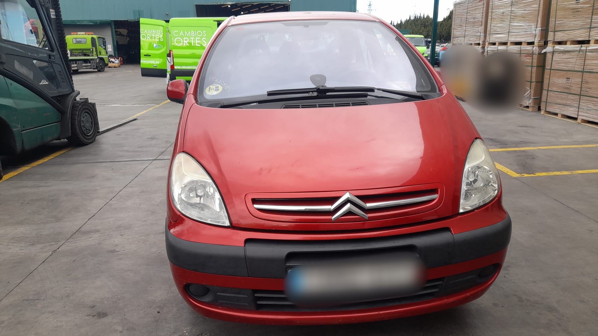 CITROËN Xsara Picasso 1 generation (1999-2010) Крыло переднее левое 7840Q0 23536041