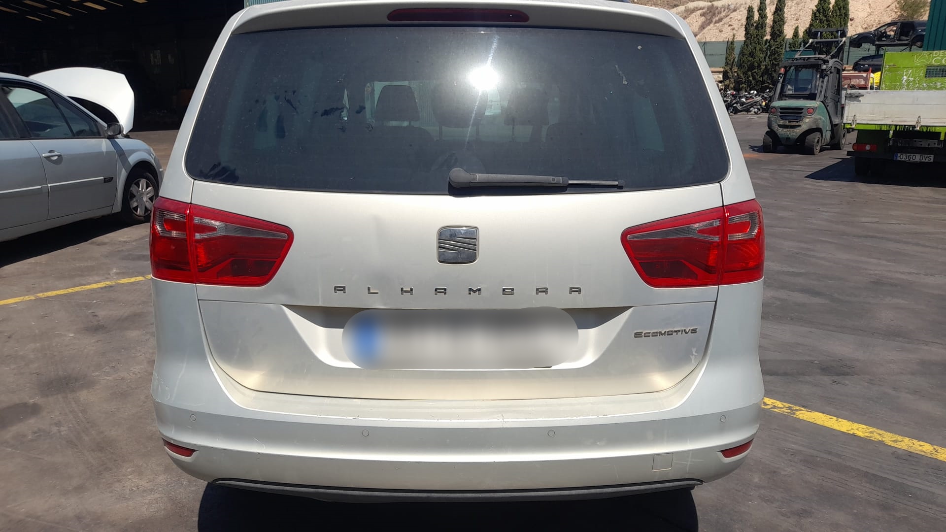 SEAT Alhambra 2 generation (2010-2021) Tailgate  Window Wiper Motor 5K6955711B 25177274