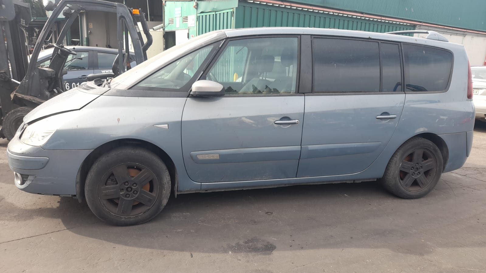 RENAULT Espace 4 generation (2002-2014) Galinių kairių durų stiklo pakelėjas 8200305724 22364767