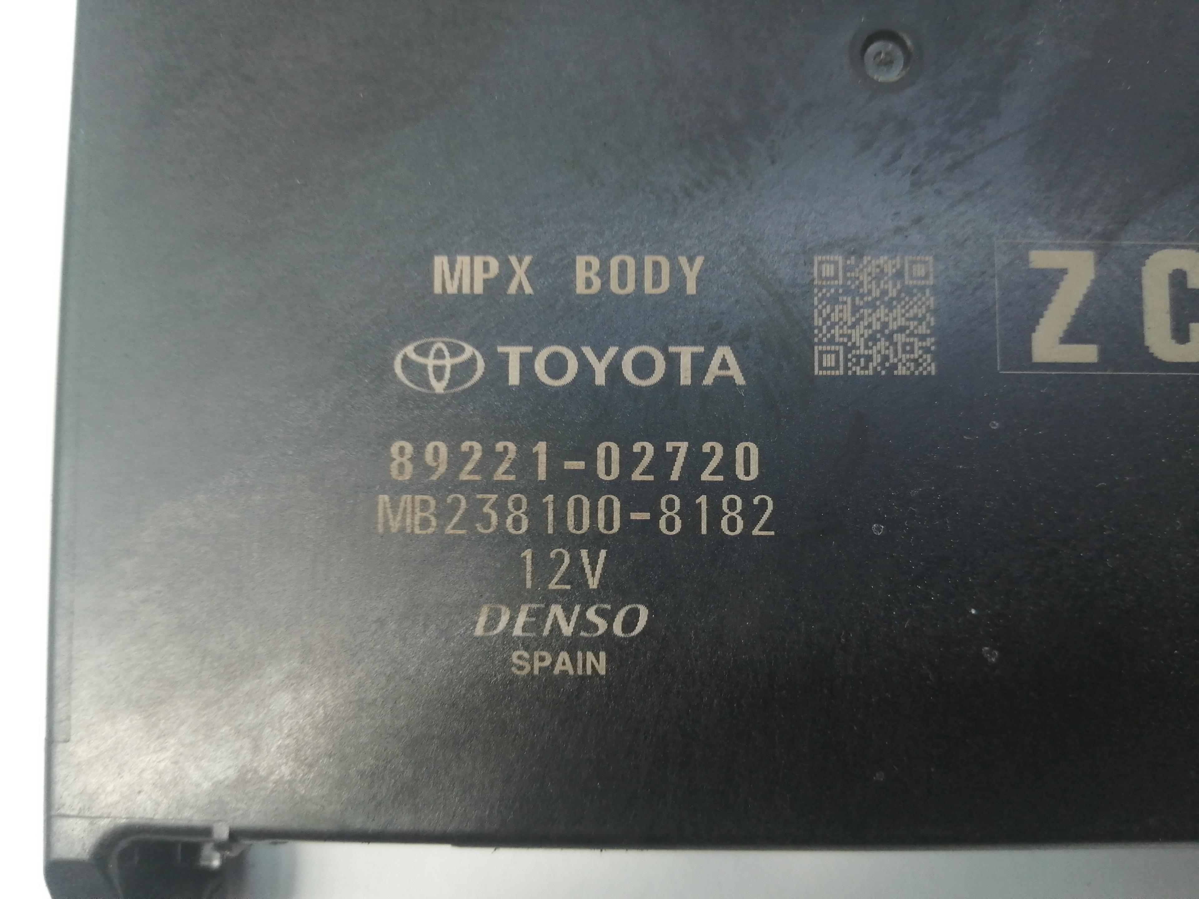 TOYOTA Corolla 12 generation E210 (2019-2024) Andre kontrolenheder 8922102720, MB2381008182 23953629