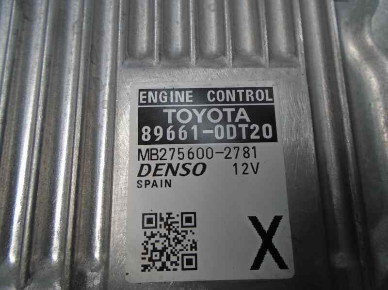 TOYOTA Yaris 3 generation (2010-2019) Engine Control Unit ECU MB2756002781 18466110