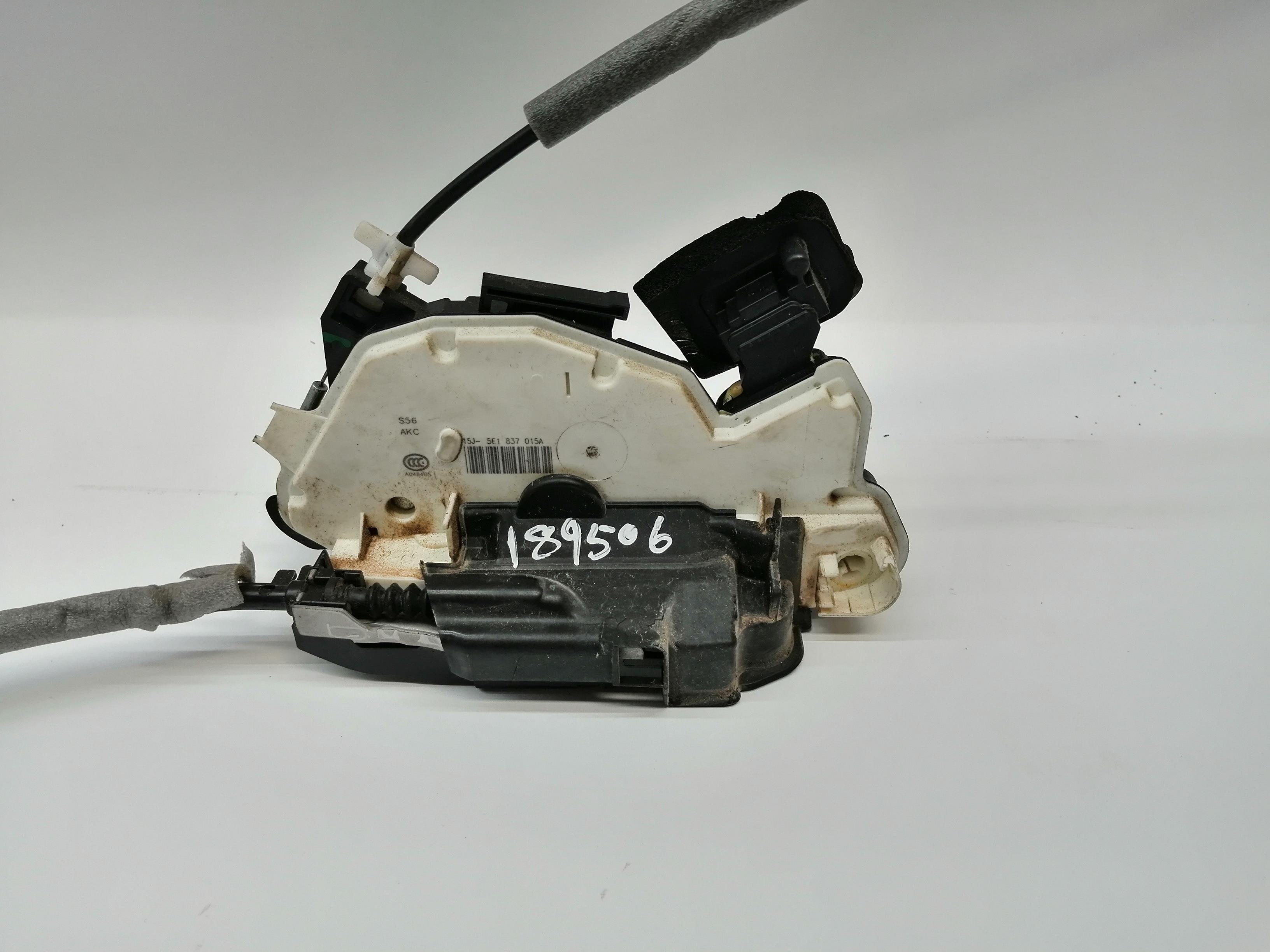 SKODA Rapid 2 generation (1985-2023) Front Left Door Lock 5E1837015A 25685969