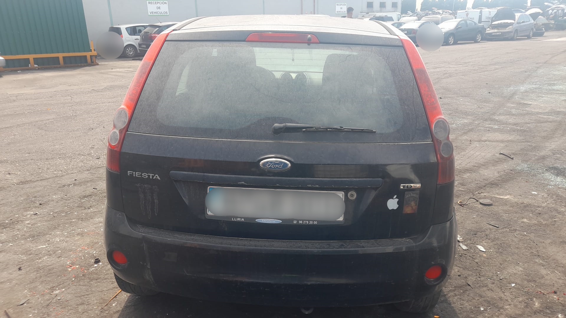 FORD Fiesta 5 generation (2001-2010) Jobb hátsó lámpa  1437625 18550781