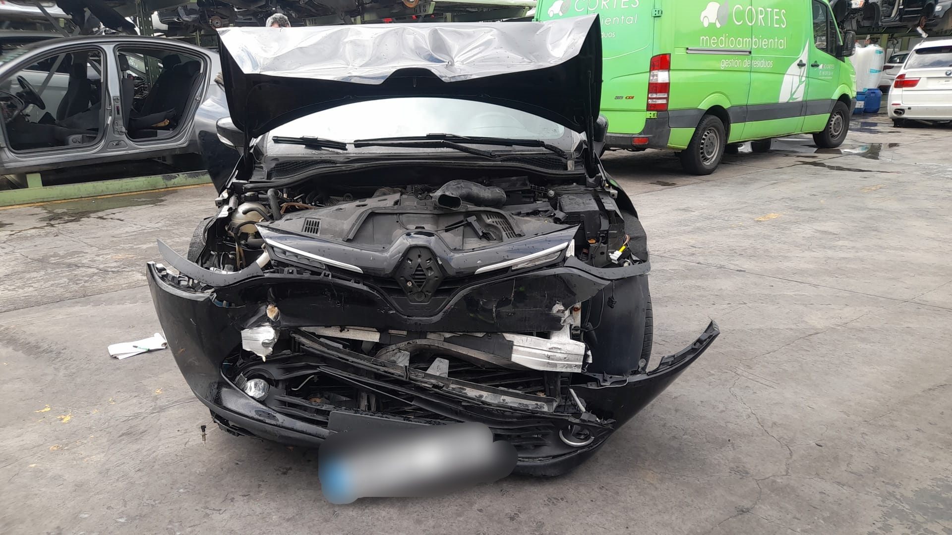 RENAULT Captur 1 generation (2013-2019) Priekinių kairių durų stiklo pakelėjas 807018534R 18544183