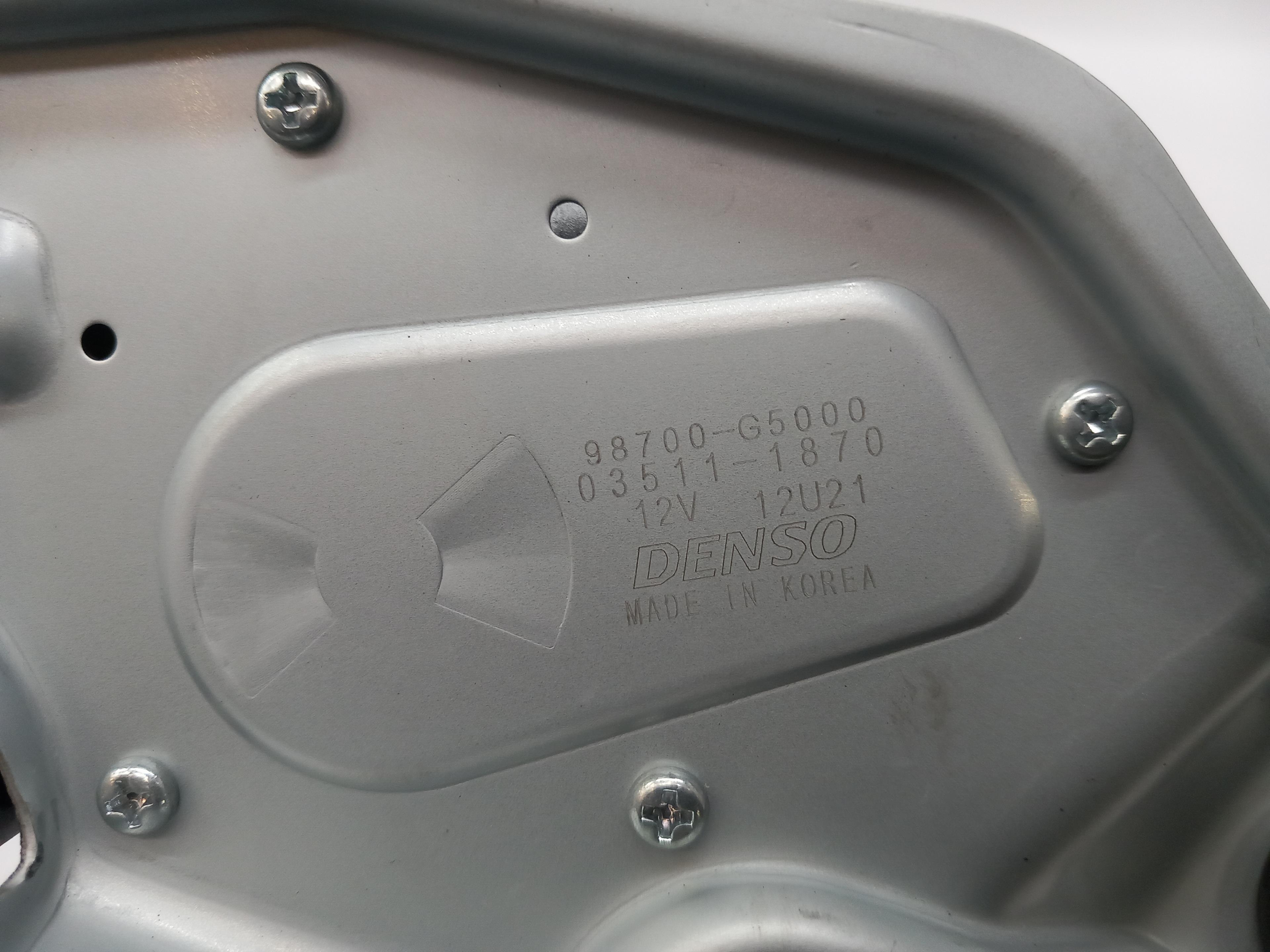 KIA Niro 1 generation  (2016-2022) Galinio dangčio (bagažinės) valytuvo varikliukas 98700G5000 25186332