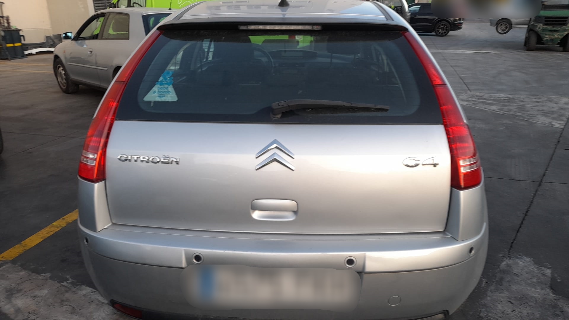 CITROËN C4 1 generation (2004-2011) Aizmugurējo labo durvju logu pacēlājs 922489 18593746