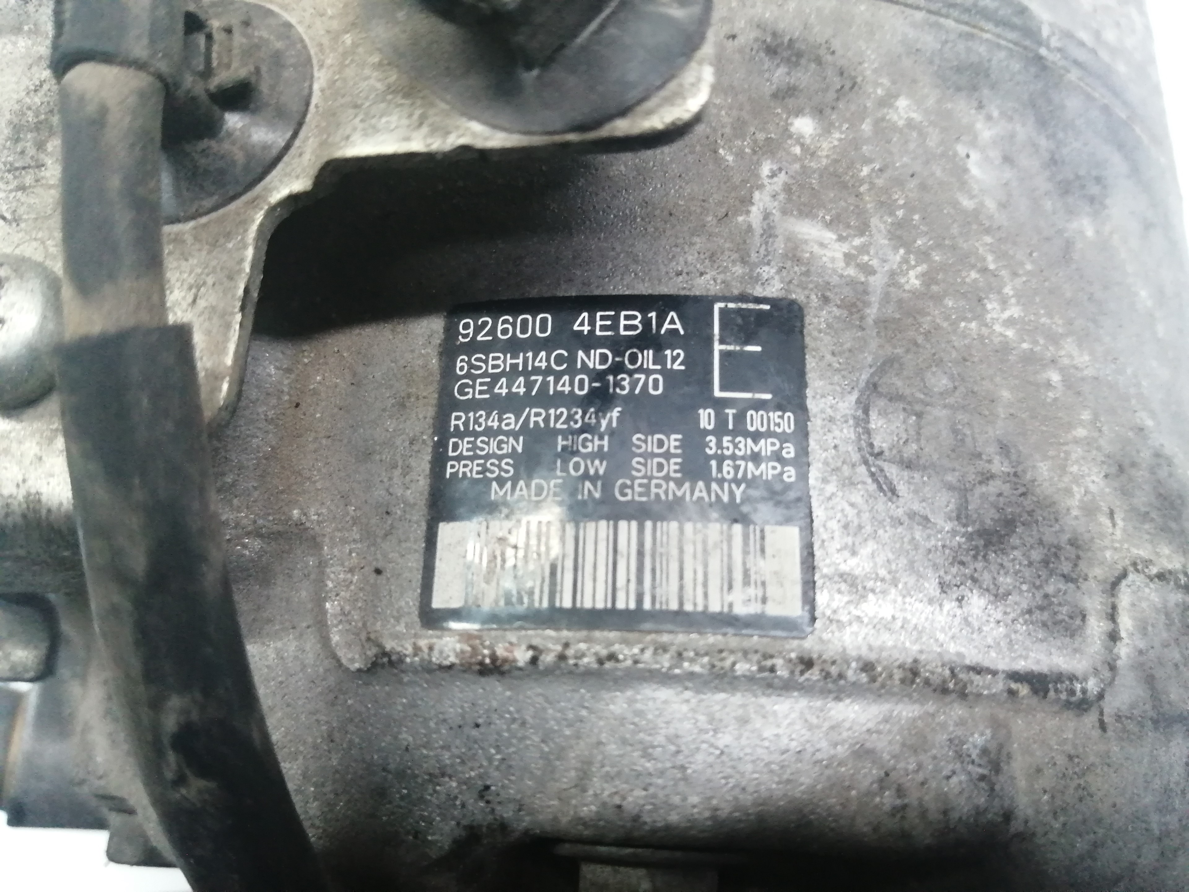 NISSAN Qashqai 2 generation (2013-2023) Air Condition Pump 926004EB1A, 926004EB1A 18609940