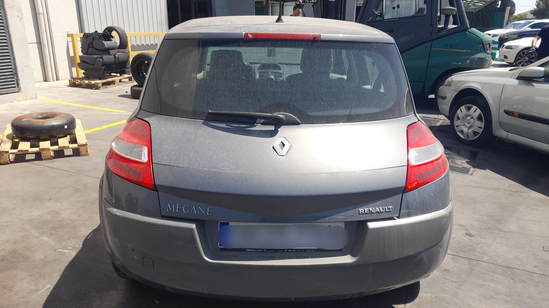 RENAULT Megane 2 generation (2002-2012) Πίσω ράφι δεμάτων 8200034999 18659464