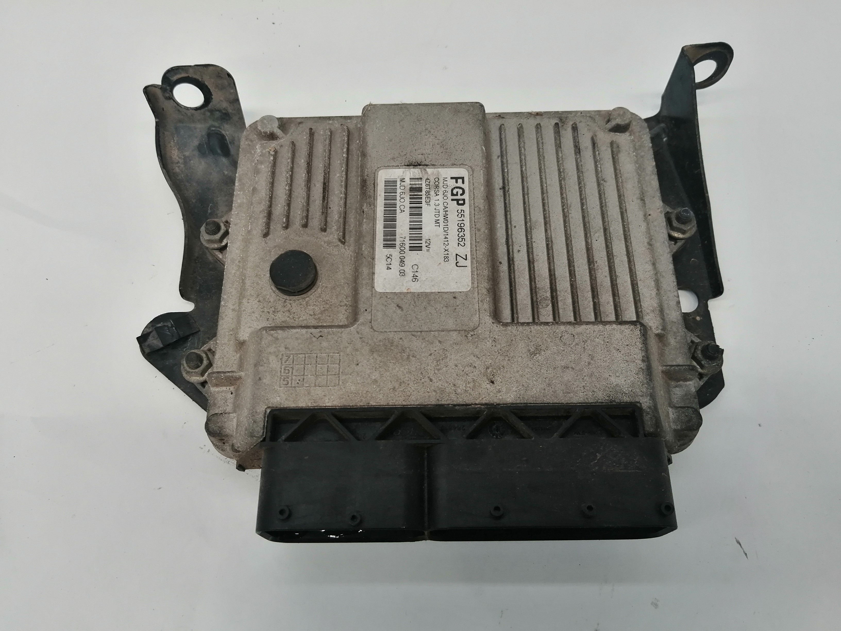 OPEL Corsa C (2000-2006) Engine Control Unit ECU 25177267