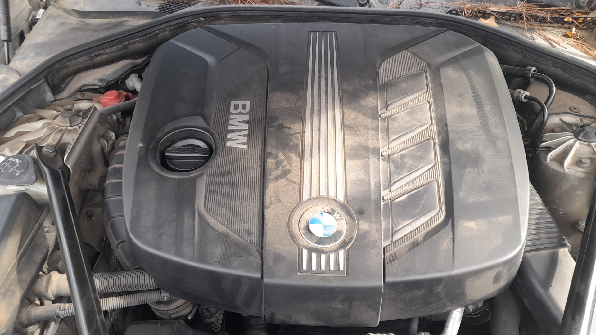 BMW 5 Series F10/F11 (2009-2017) Priekinis dešinys variklio dangčio (kapoto) amortizatorius 5123488165302 21758350