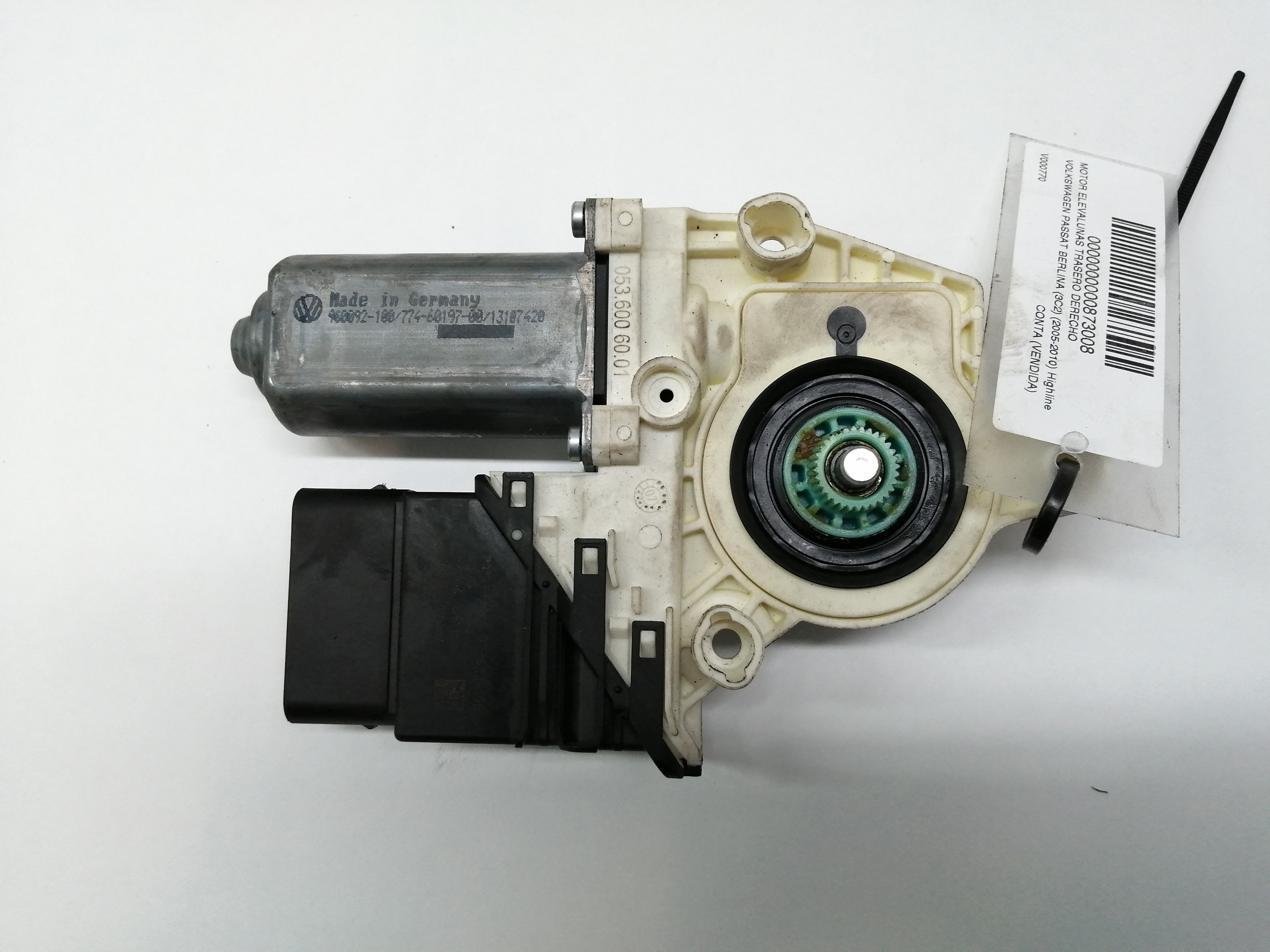 VOLKSWAGEN Passat B6 (2005-2010) Motor de control geam ușă  dreapta spate 1K0959704P 25097317