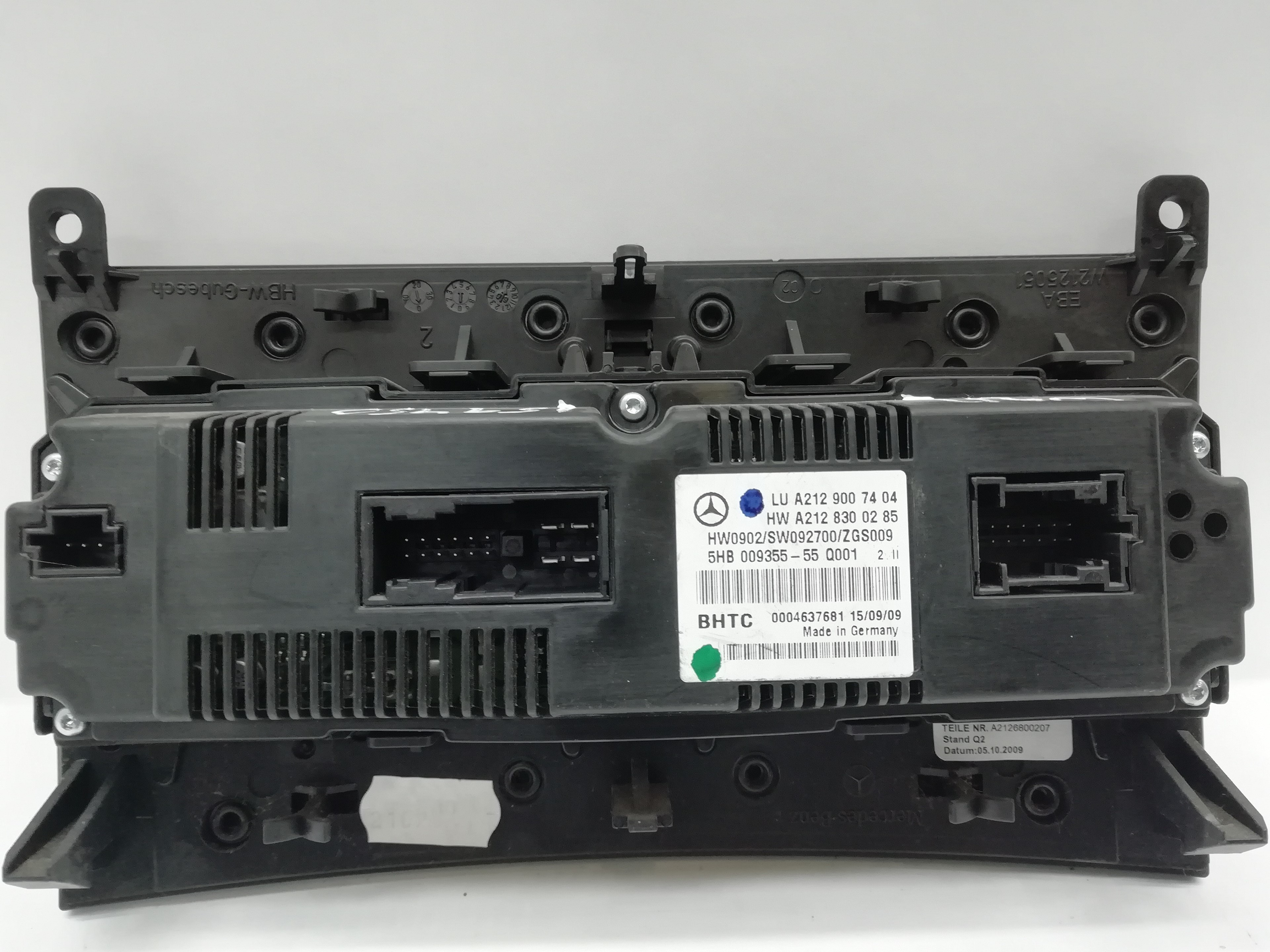 MERCEDES-BENZ E-Class W212/S212/C207/A207 (2009-2016) Climate  Control Unit A2129007404 18349576