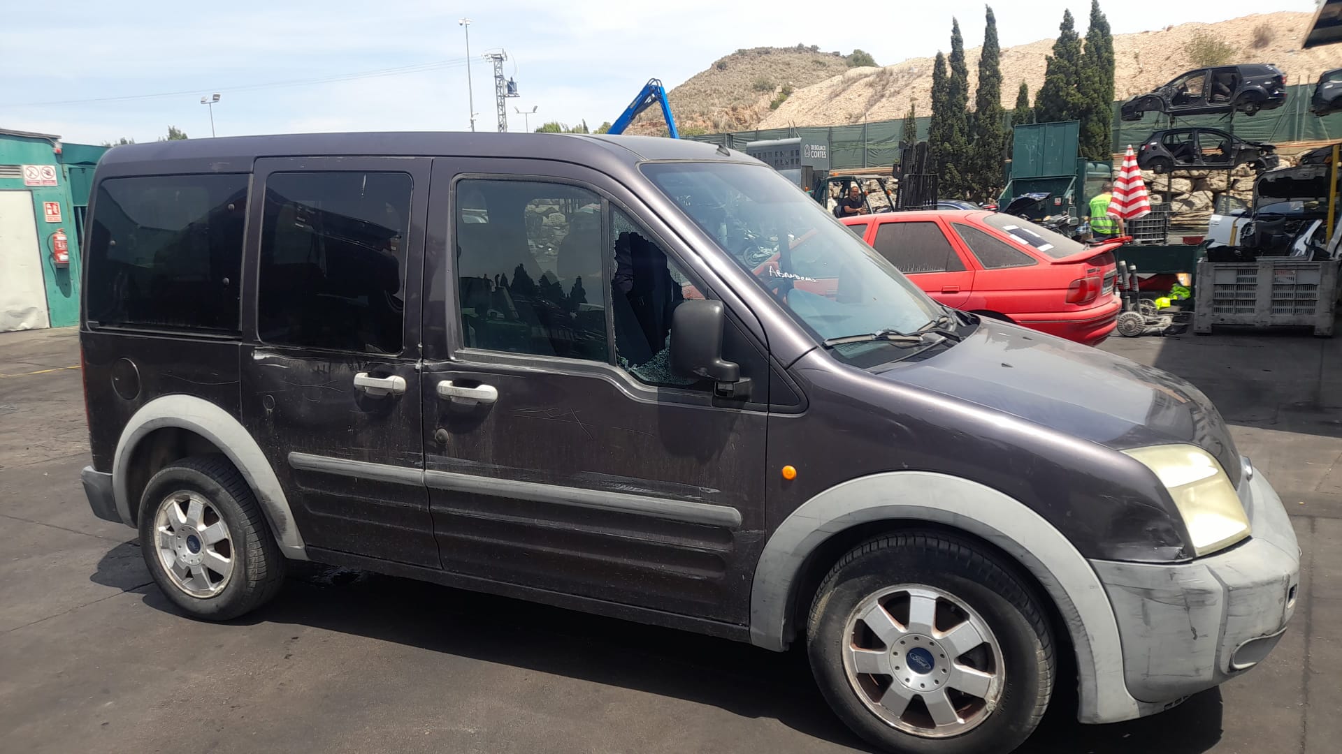 FORD Tourneo Connect 1 generation (2002-2013) Ступица передняя правая 1439603 25653243