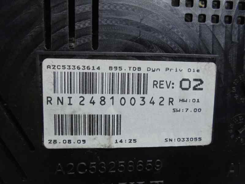 RENAULT Megane 3 generation (2008-2020) Speedometer 248100342R 18426205