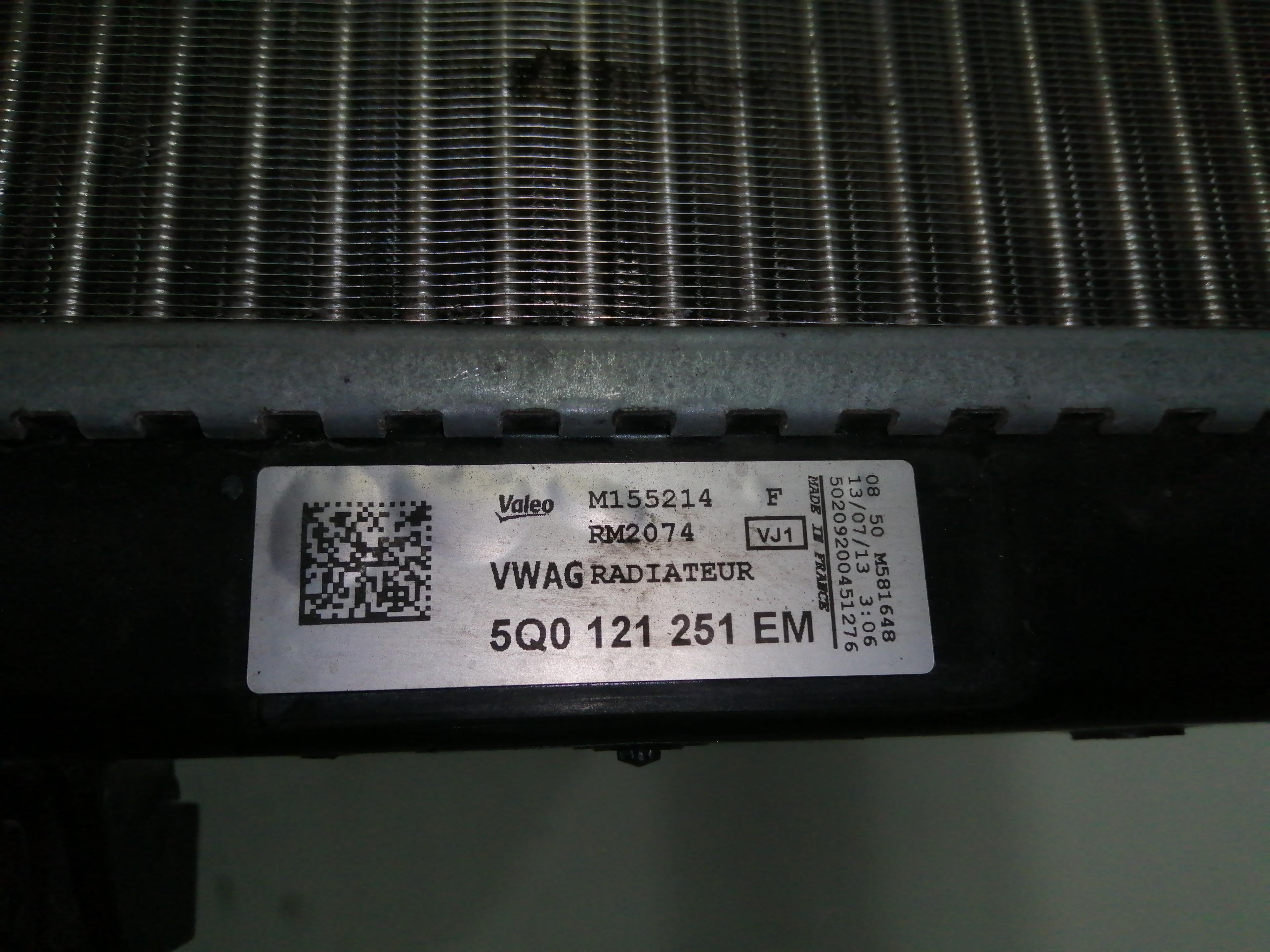 SEAT Leon 3 generation (2012-2020) Охлаждающий радиатор 5Q0121251GQ 24023067