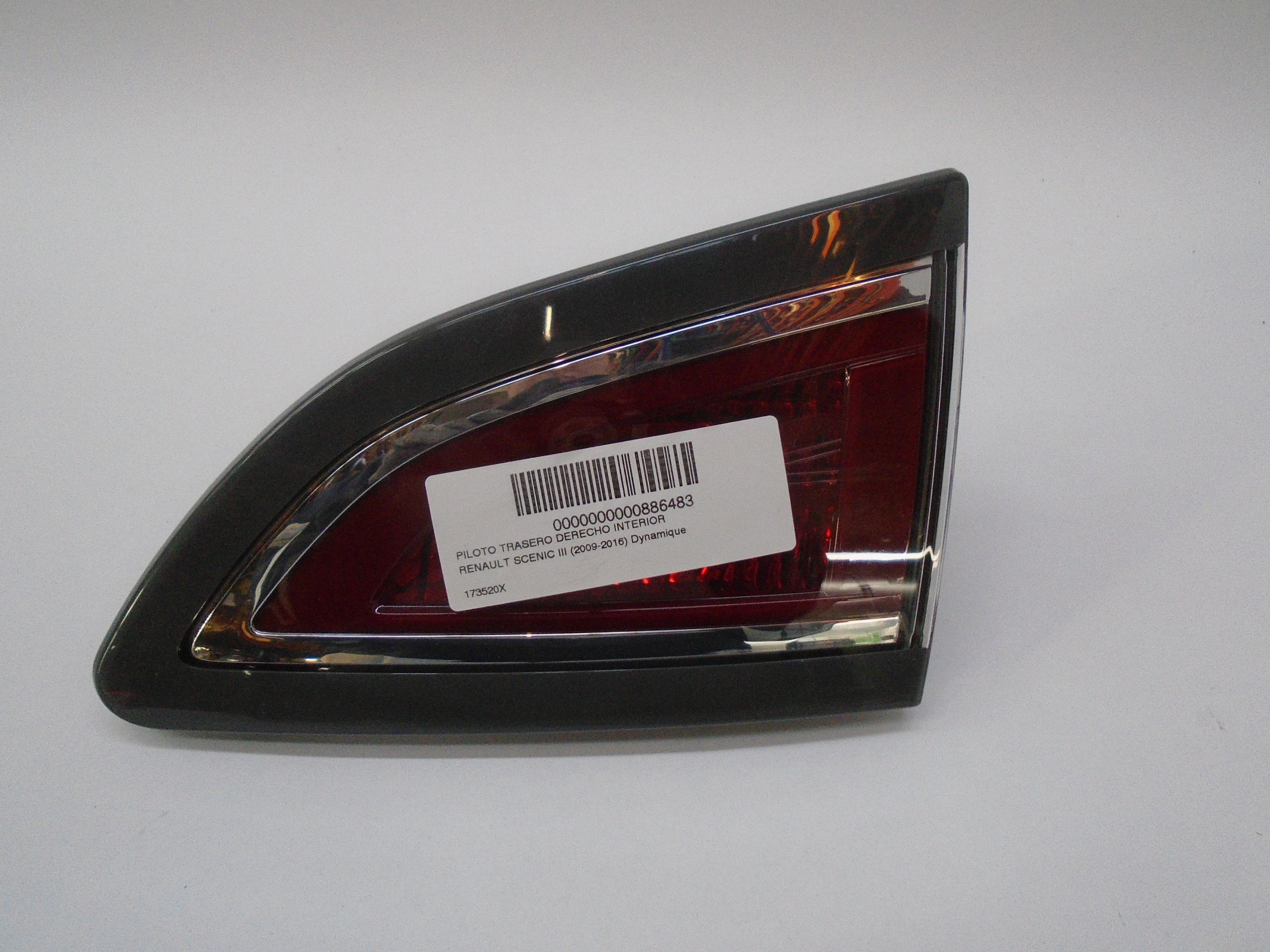 RENAULT Scenic 3 generation (2009-2015) Rear Right Taillight Lamp 265502369R 25163012