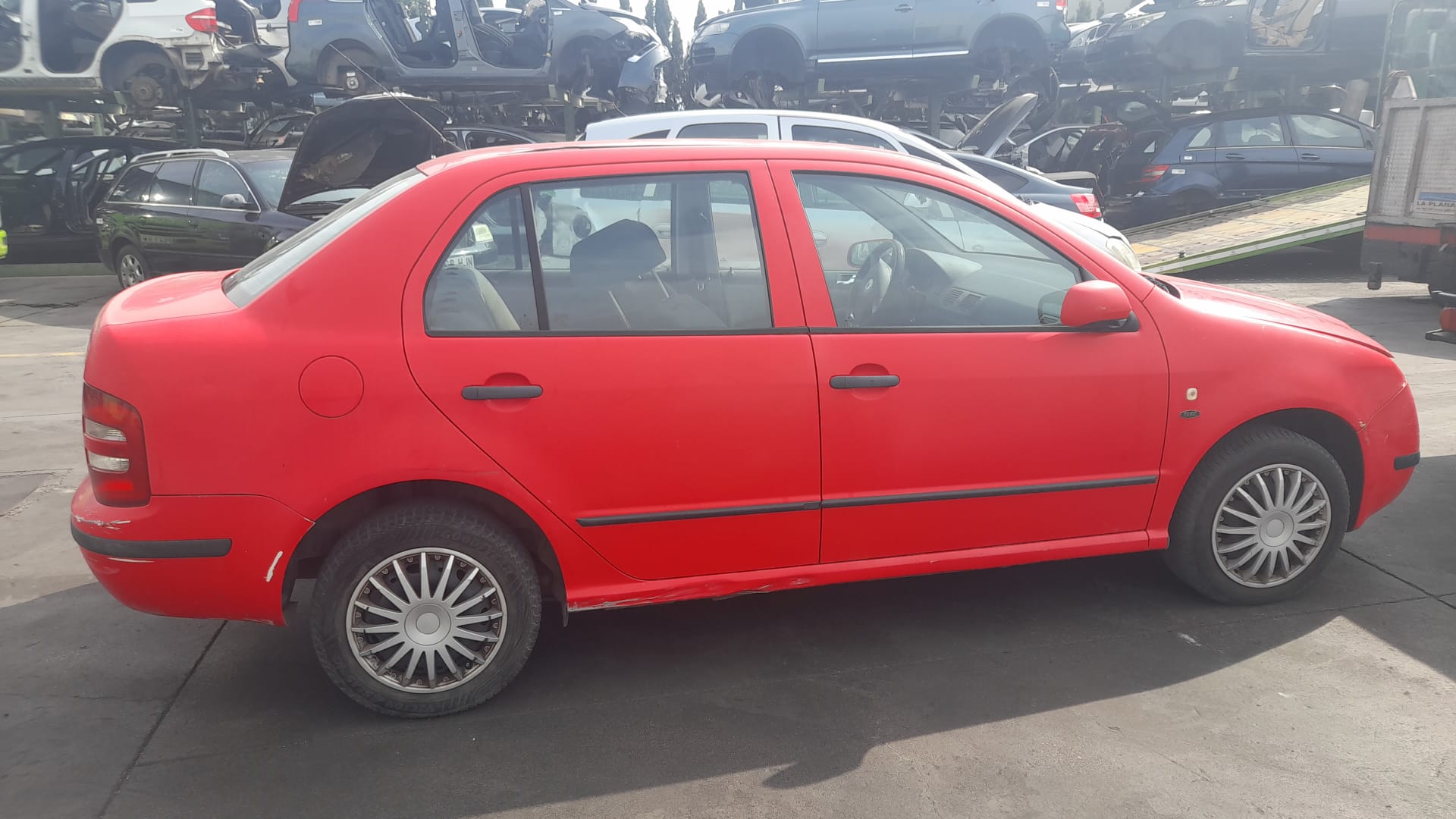 SKODA Fabia 6Y (1999-2007) Дверь задняя правая 6Y6833056 21448579