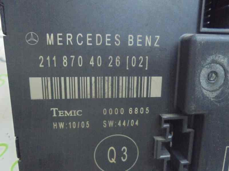 MERCEDES-BENZ E-Class W211/S211 (2002-2009) Другая деталь A2118704026 25092081