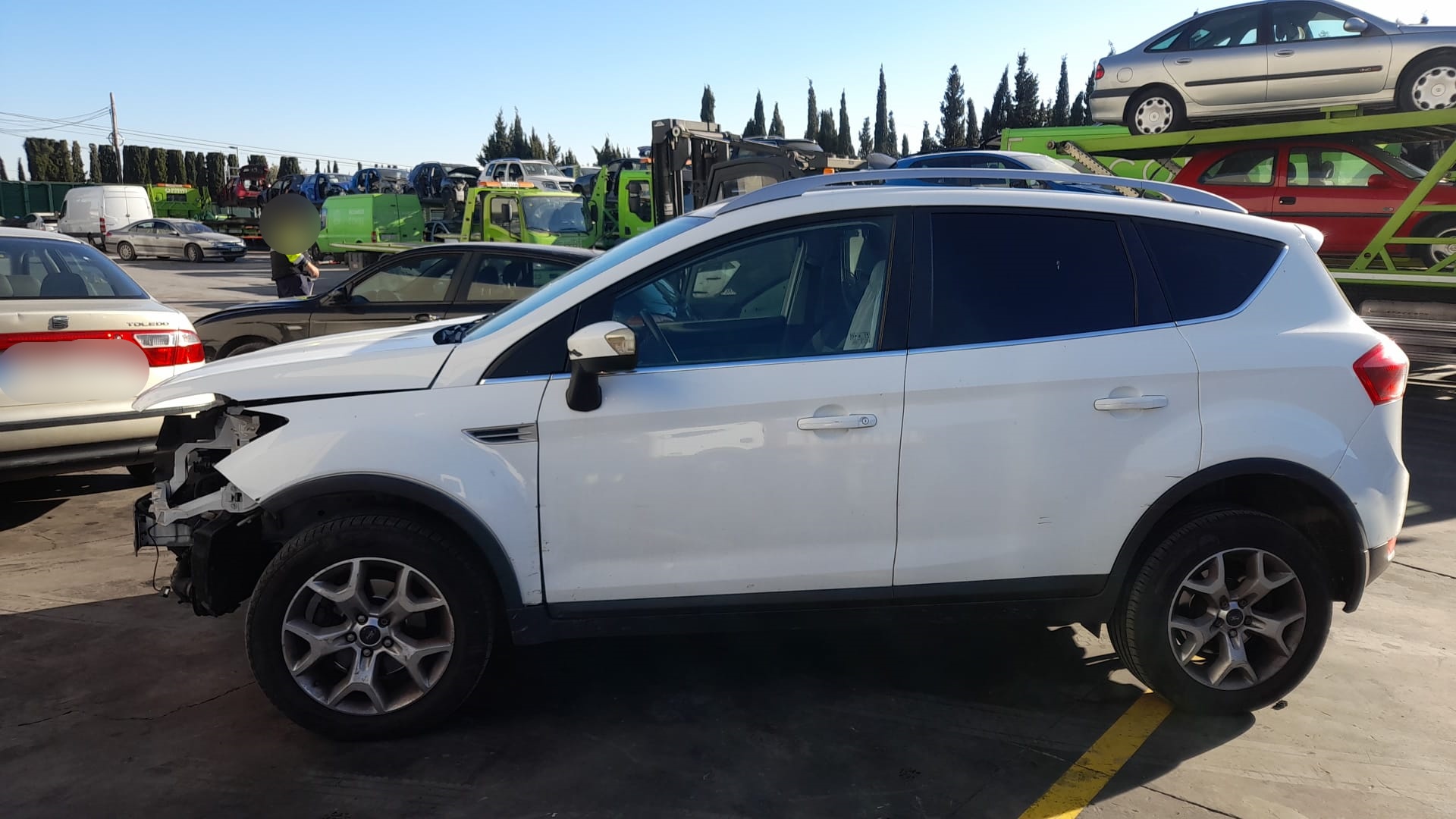 FORD Kuga 2 generation (2013-2020) Стеклоподъемник задней левой двери 1738647 18651277