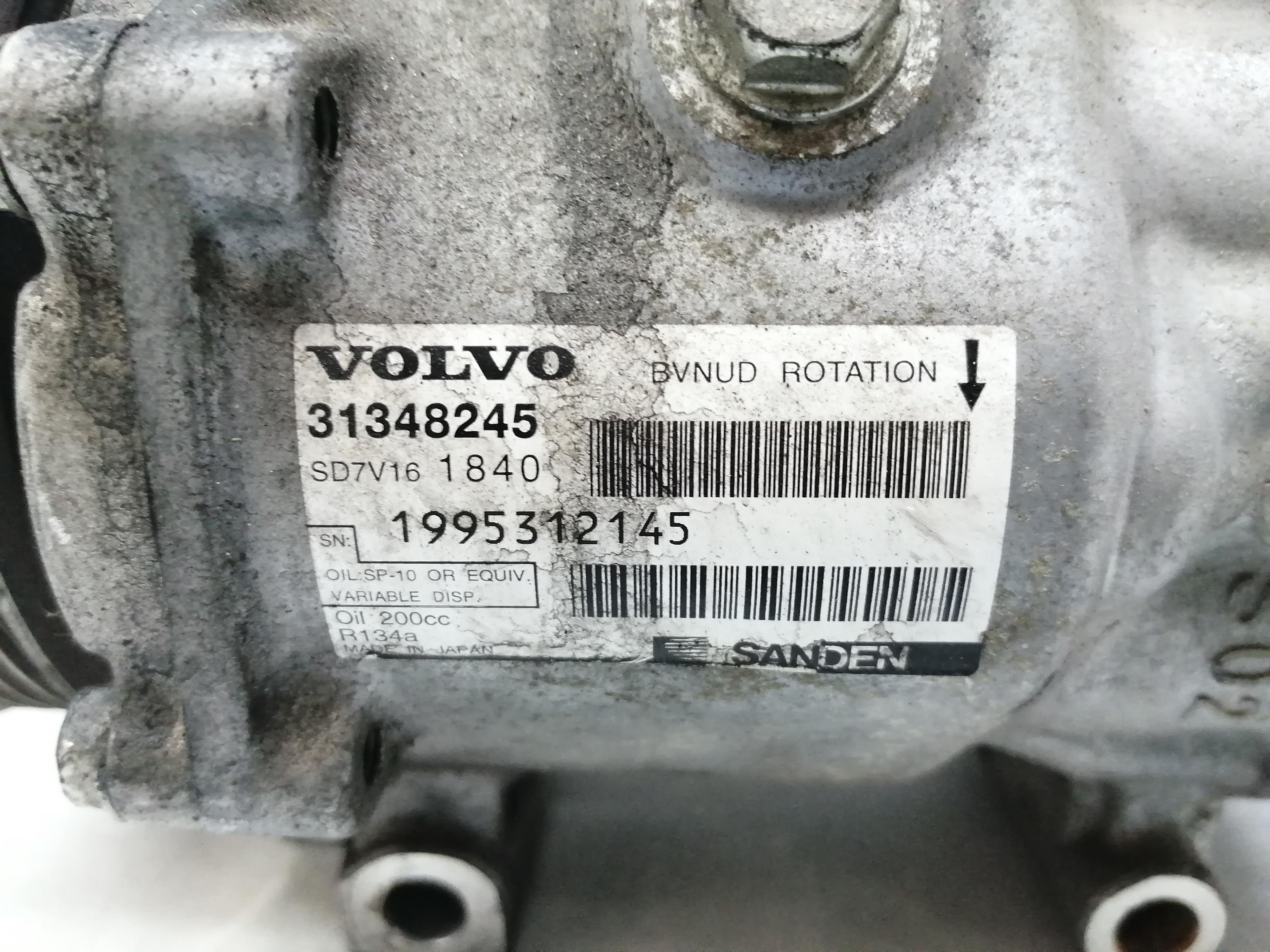 VOLVO C30 1 generation (2006-2013) Luftkonditioneringspump 36000962 25062850