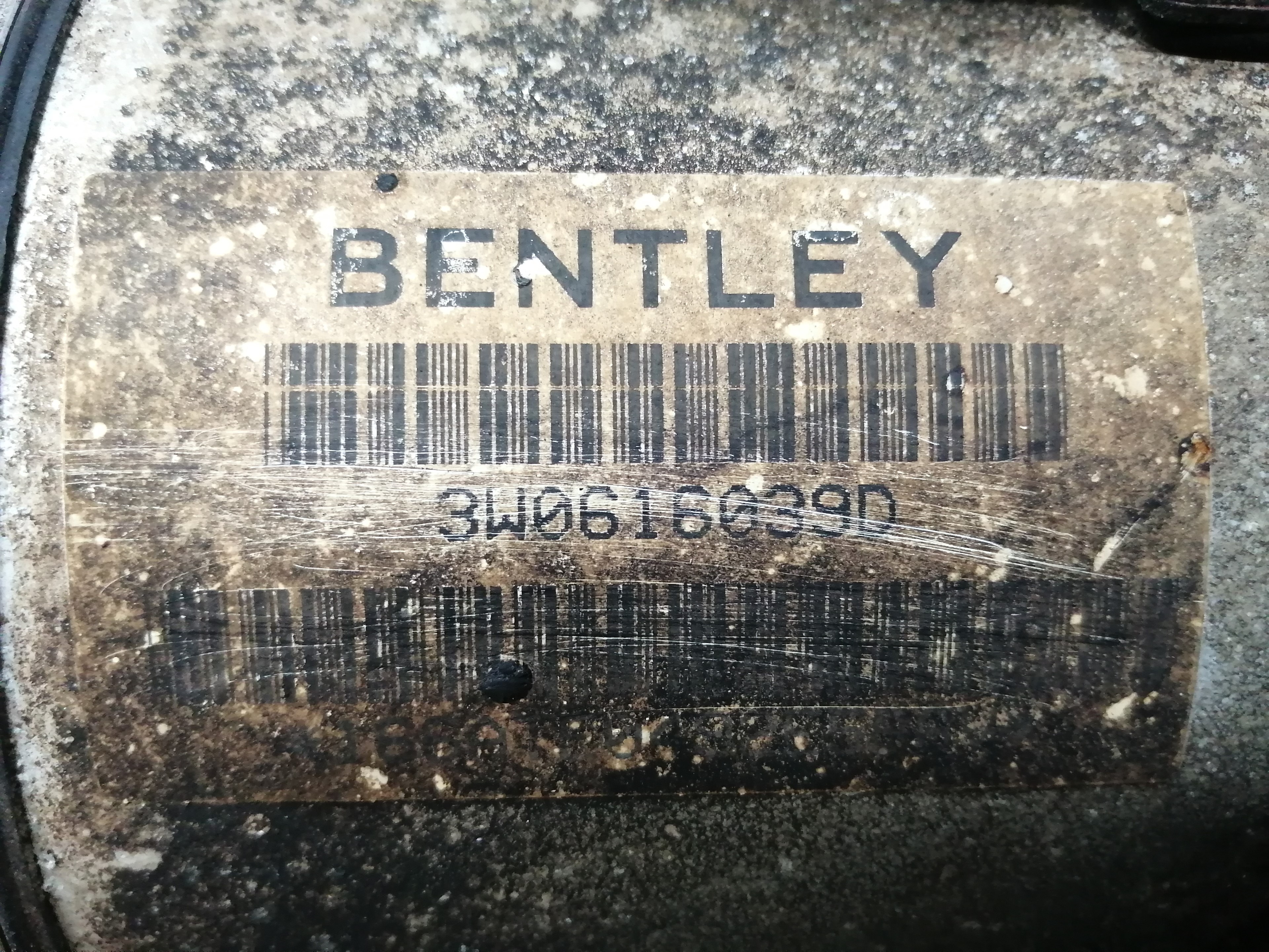 BENTLEY Continental Front Left Shock Absorber 3W0616039D, 3W0616039D 24011307