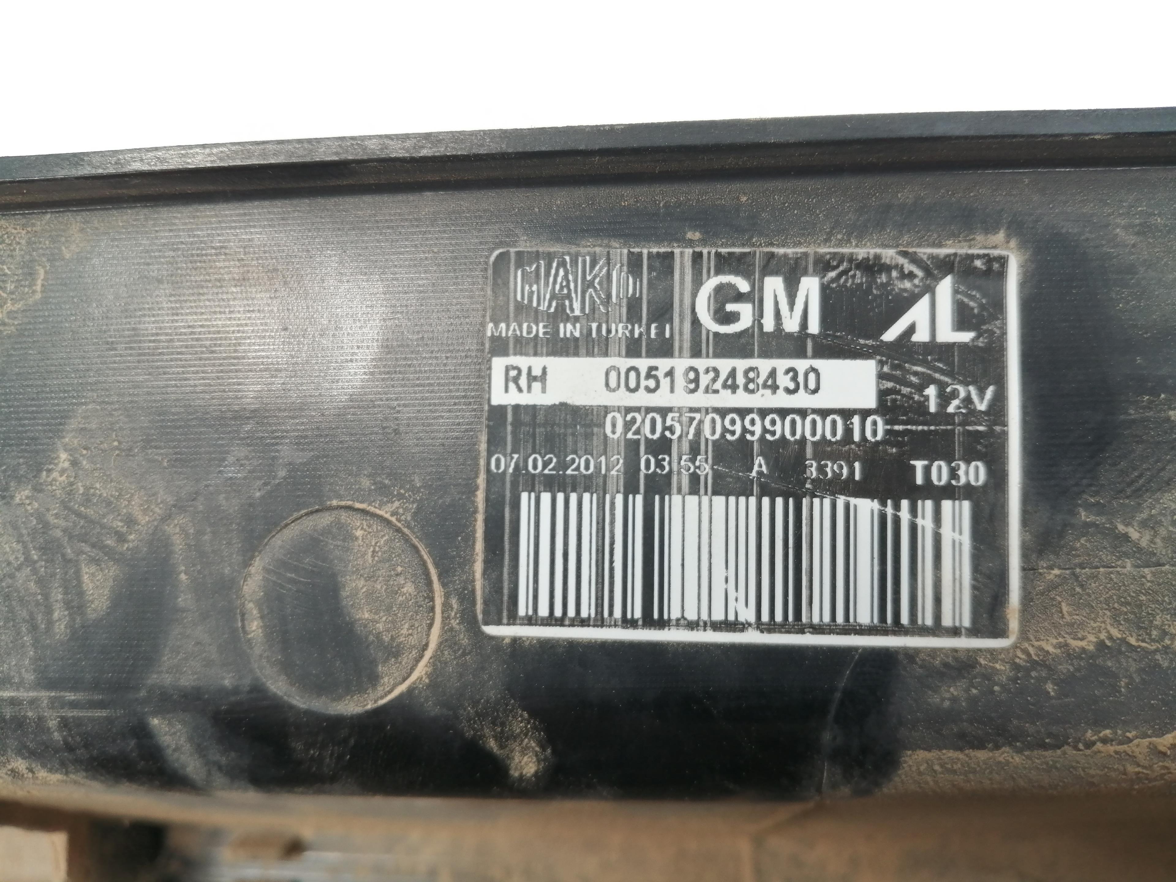 OPEL Combo D (2011-2020) Rear Right Taillight Lamp 95513785 25348374