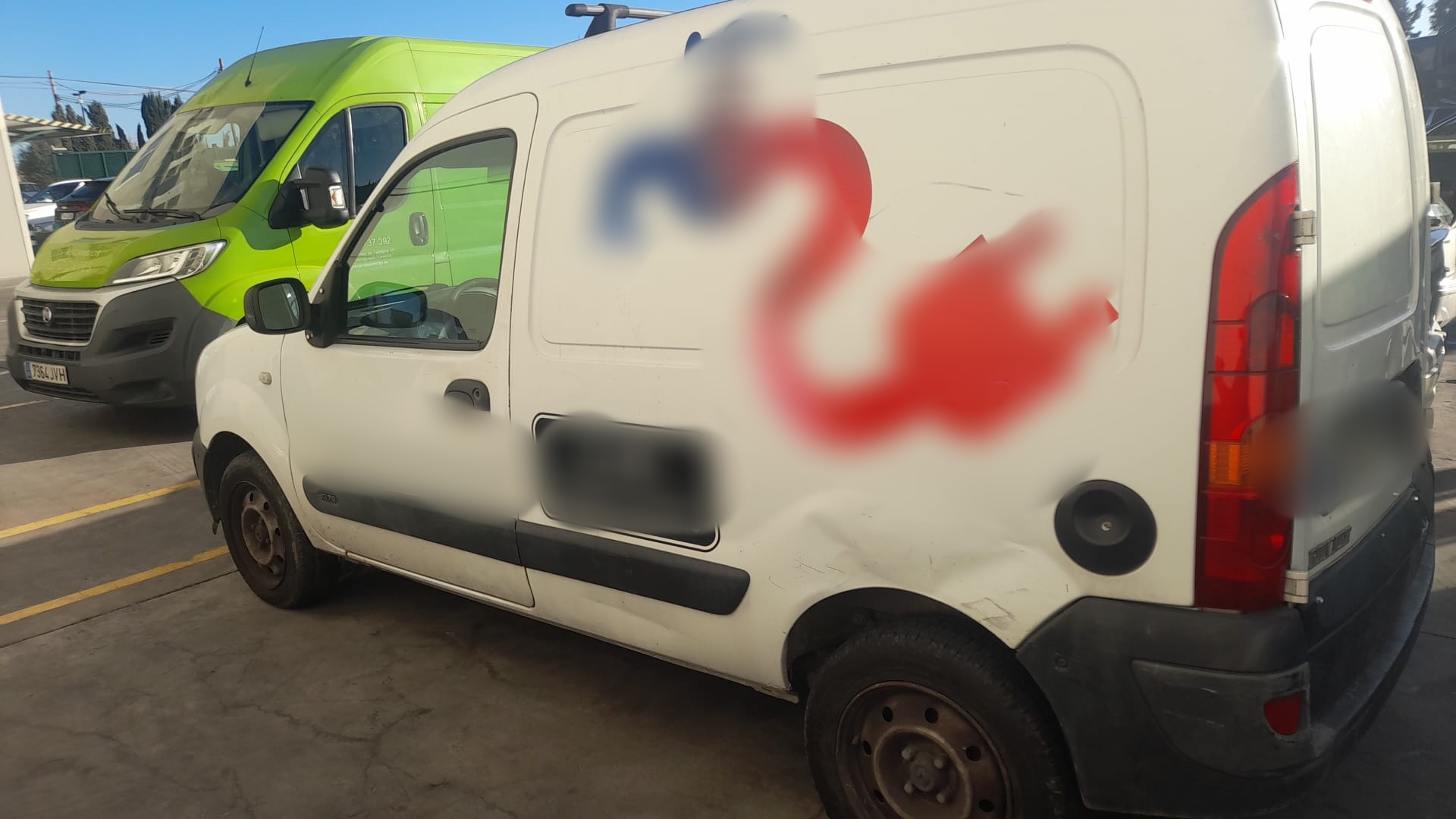 RENAULT Kangoo 1 generation (1998-2009) Предна лява врата 7751471745 24031376