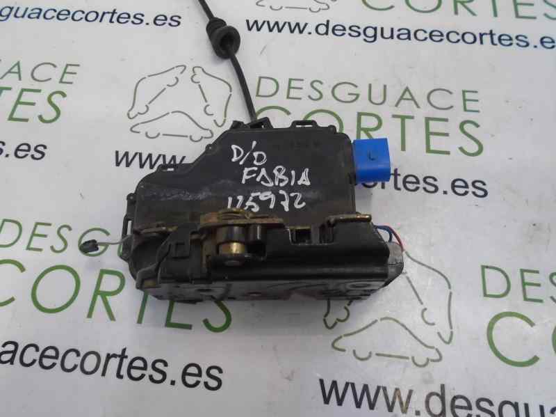 SKODA Fabia 6Y (1999-2007) Serrure de porte avant droite 3B1837016CC 18428704