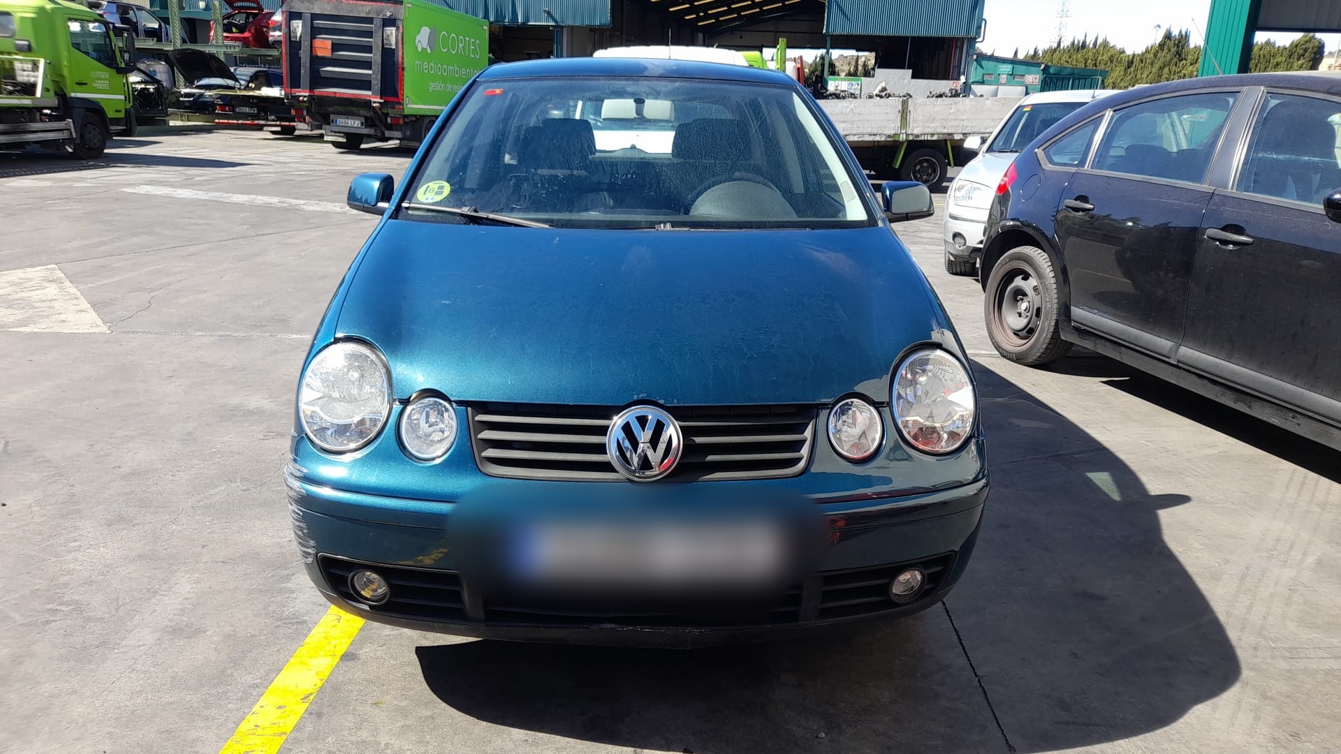 VOLKSWAGEN Polo 4 generation (2001-2009) Дверь задняя правая 6Q6833056H 23798701