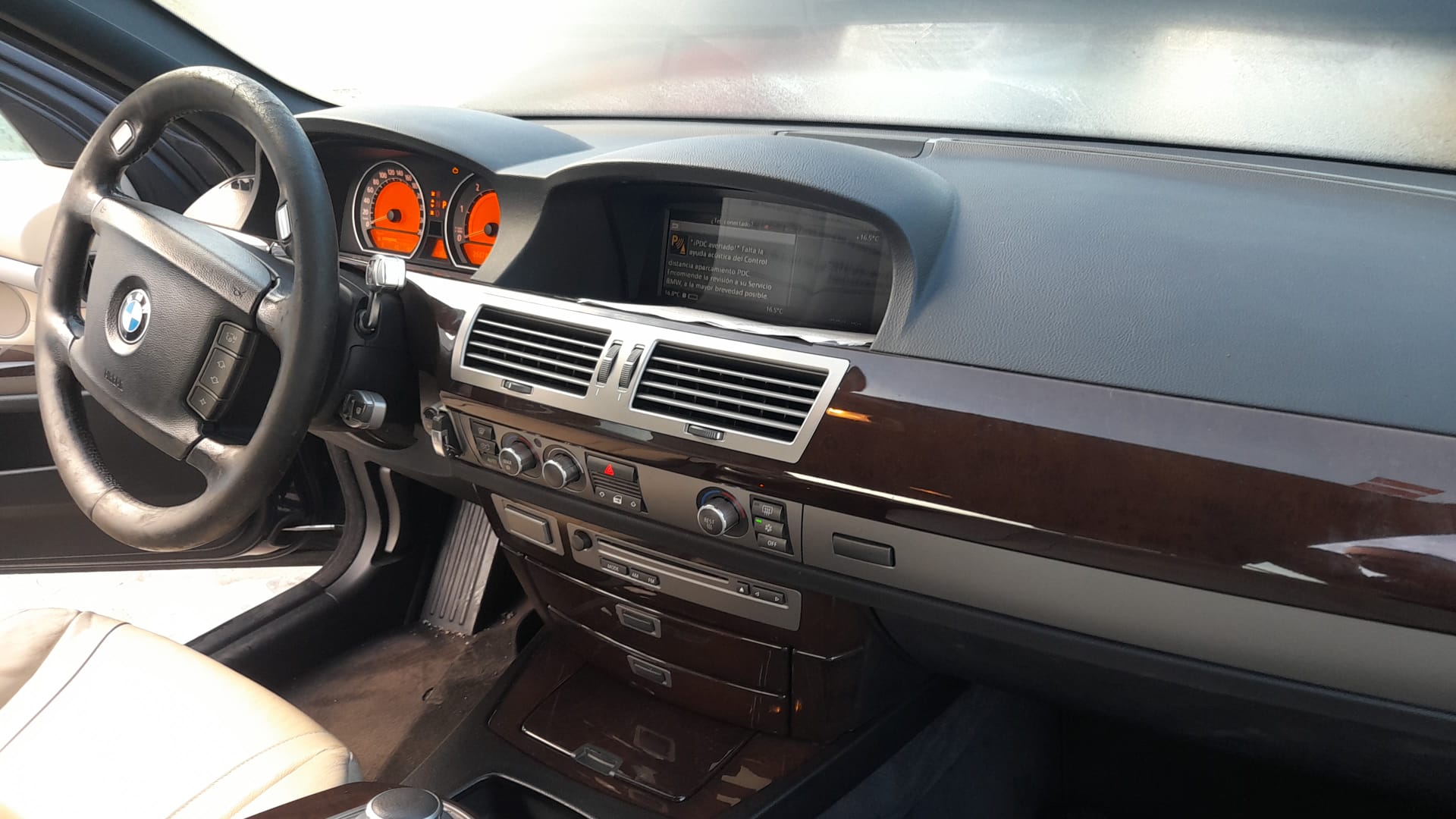 BMW 7 Series E65/E66 (2001-2008) Priekinių kairių durų langų pakėlimo mygtukai 61316943054, 6943054, E0200385 24016566