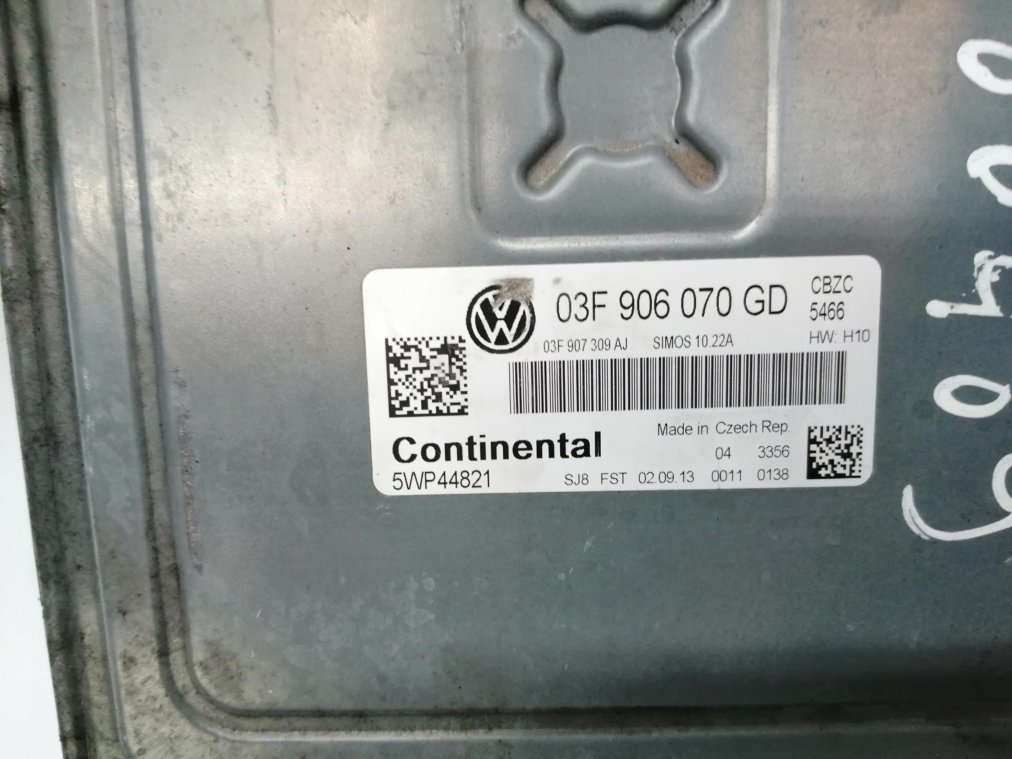 VOLKSWAGEN Polo 5 generation (2009-2017) Motora vadības bloks 03F906070GD, 03F906070GD 24021567