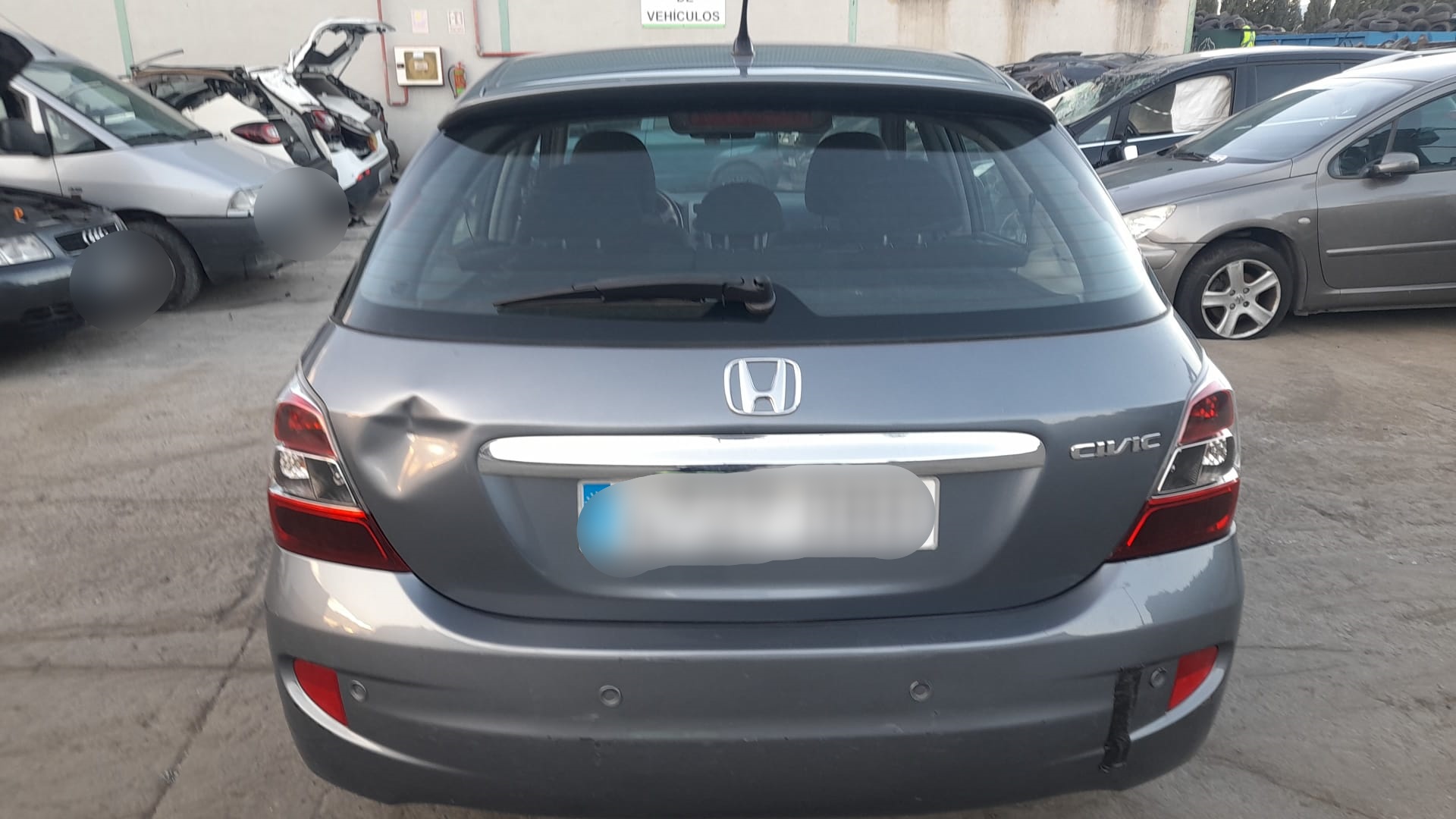 HONDA Civic 7 generation (2000-2005) Lève-vitre de porte arrière gauche 72750S6D013 25177573