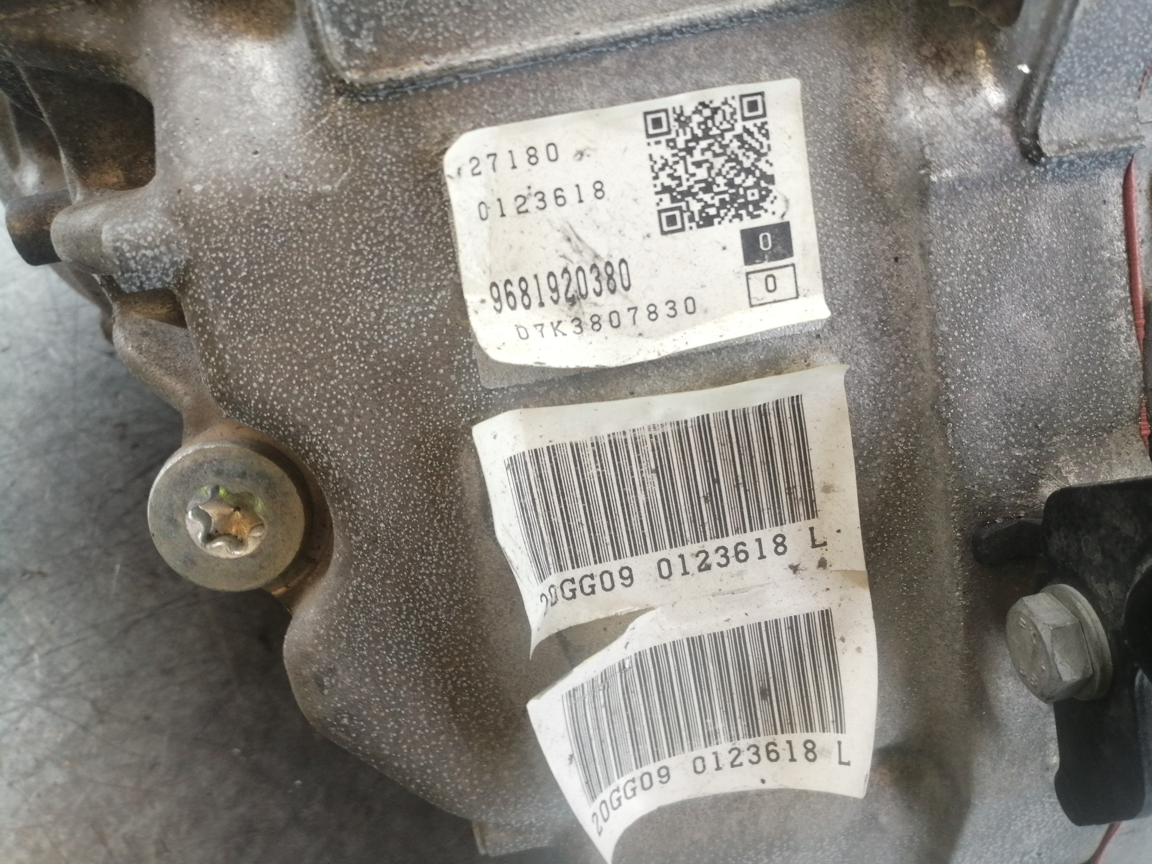 PEUGEOT 407 1 generation (2004-2010) Gearbox 20GG09 18554454