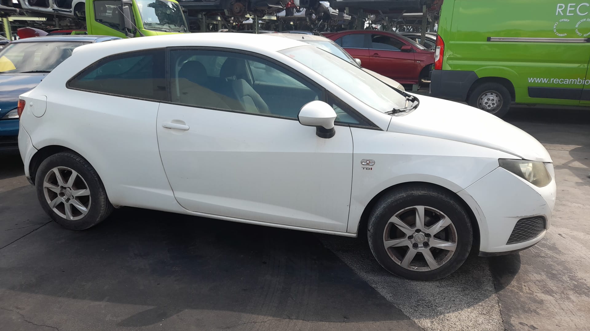 SEAT Ibiza 4 generation (2008-2017) Front venstre dørlås 5N1837015C, 5N1837015A 18571769