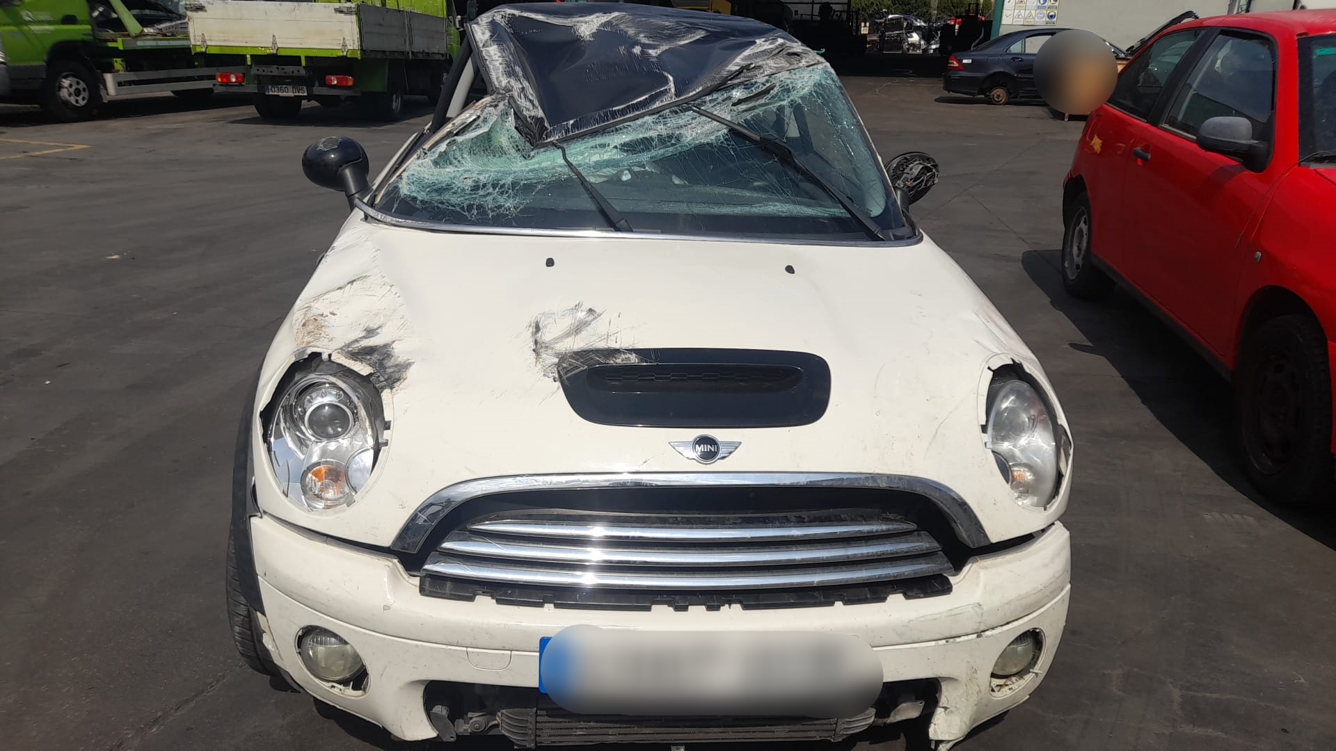 MINI Cooper R56 (2006-2015) Priekšējo labo durvju logu pacēlājs 51332756084 21401499