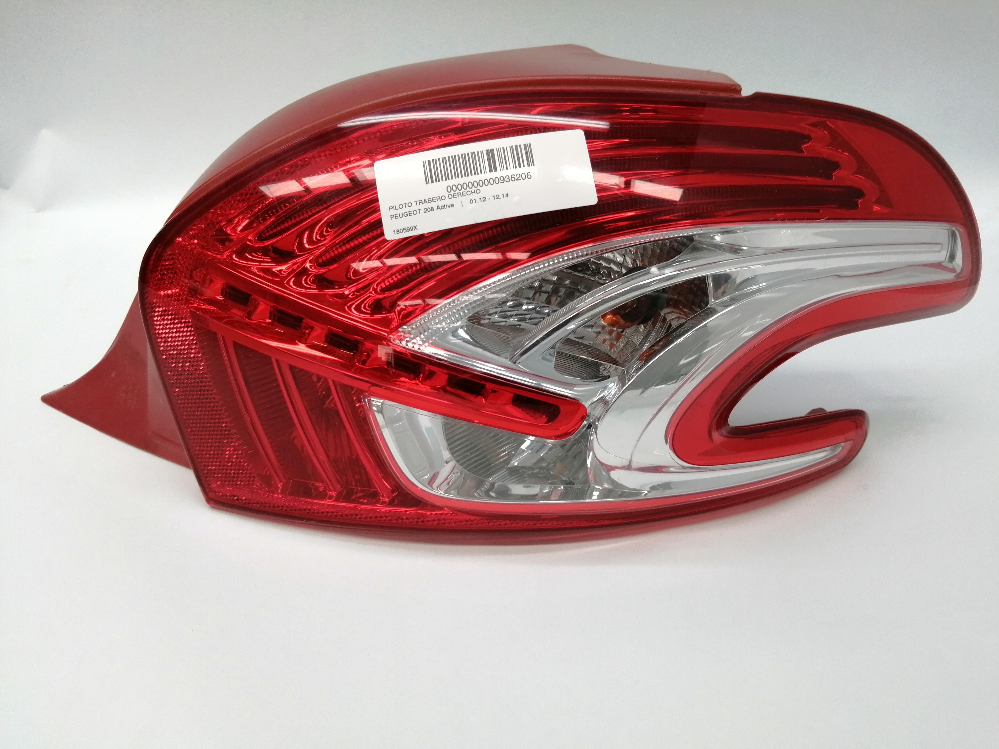 PEUGEOT 208 Peugeot 208 (2012-2015) Rear Right Taillight Lamp 9672628380 25177258