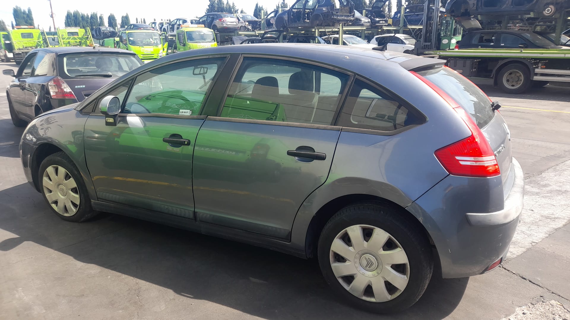 CITROËN C4 1 generation (2004-2011) Priekšējās kreisās durvis 9002W0 24907662