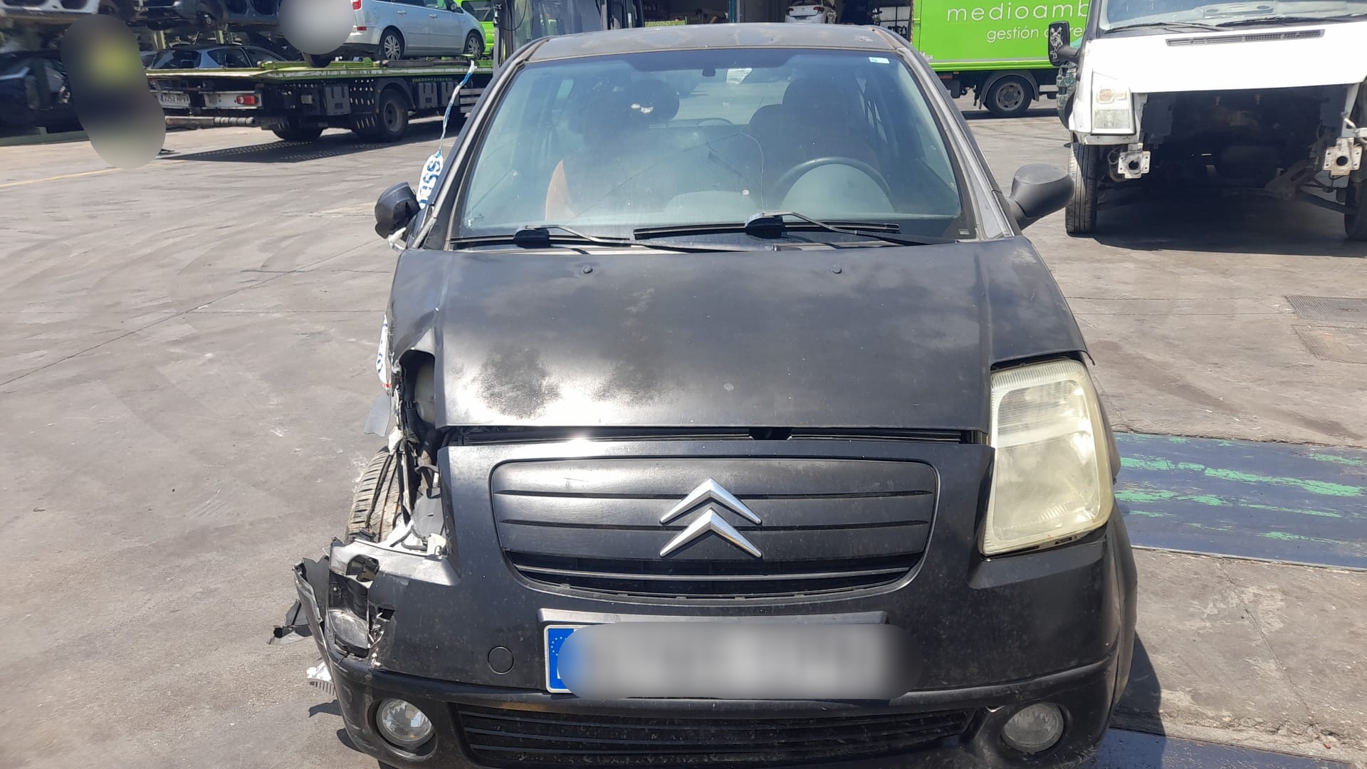 CITROËN C2 1 generation (2003-2009) Mecanism ștergător de parbriz față 6401F4 25175424