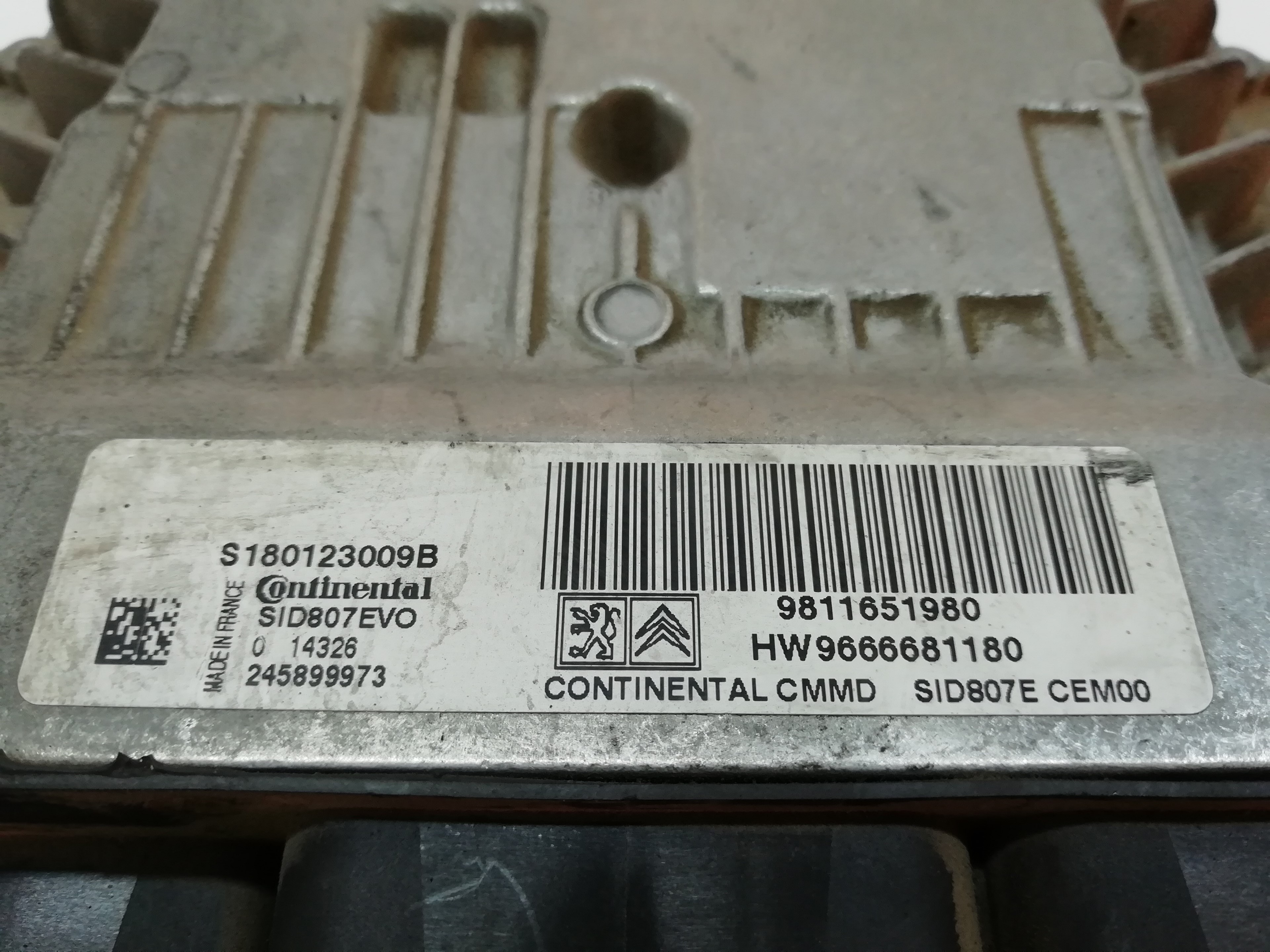 PEUGEOT 308 T9 (2013-2021) Блок керування двигуном ECU 18580936