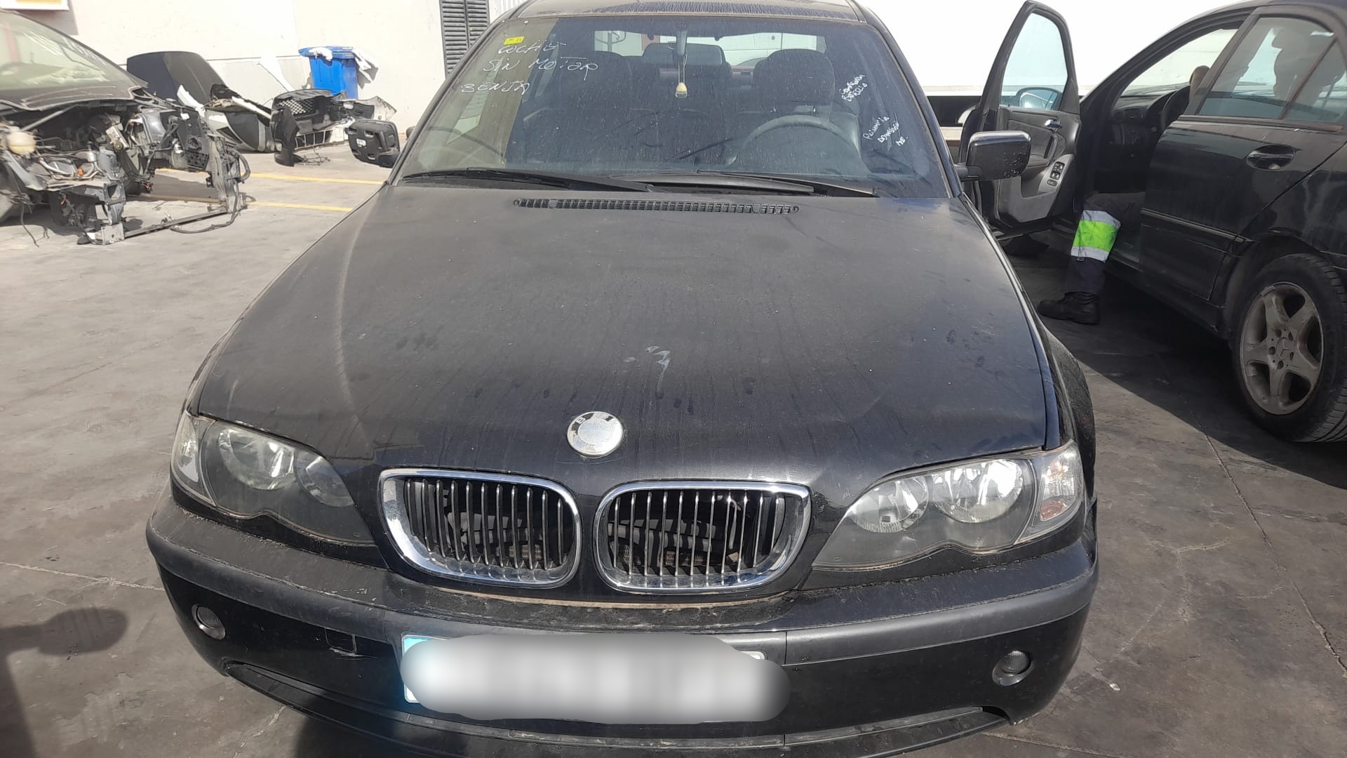 BMW 3 Series E46 (1997-2006) Aizmugurējās kreisās durvis 41527034153 18656469