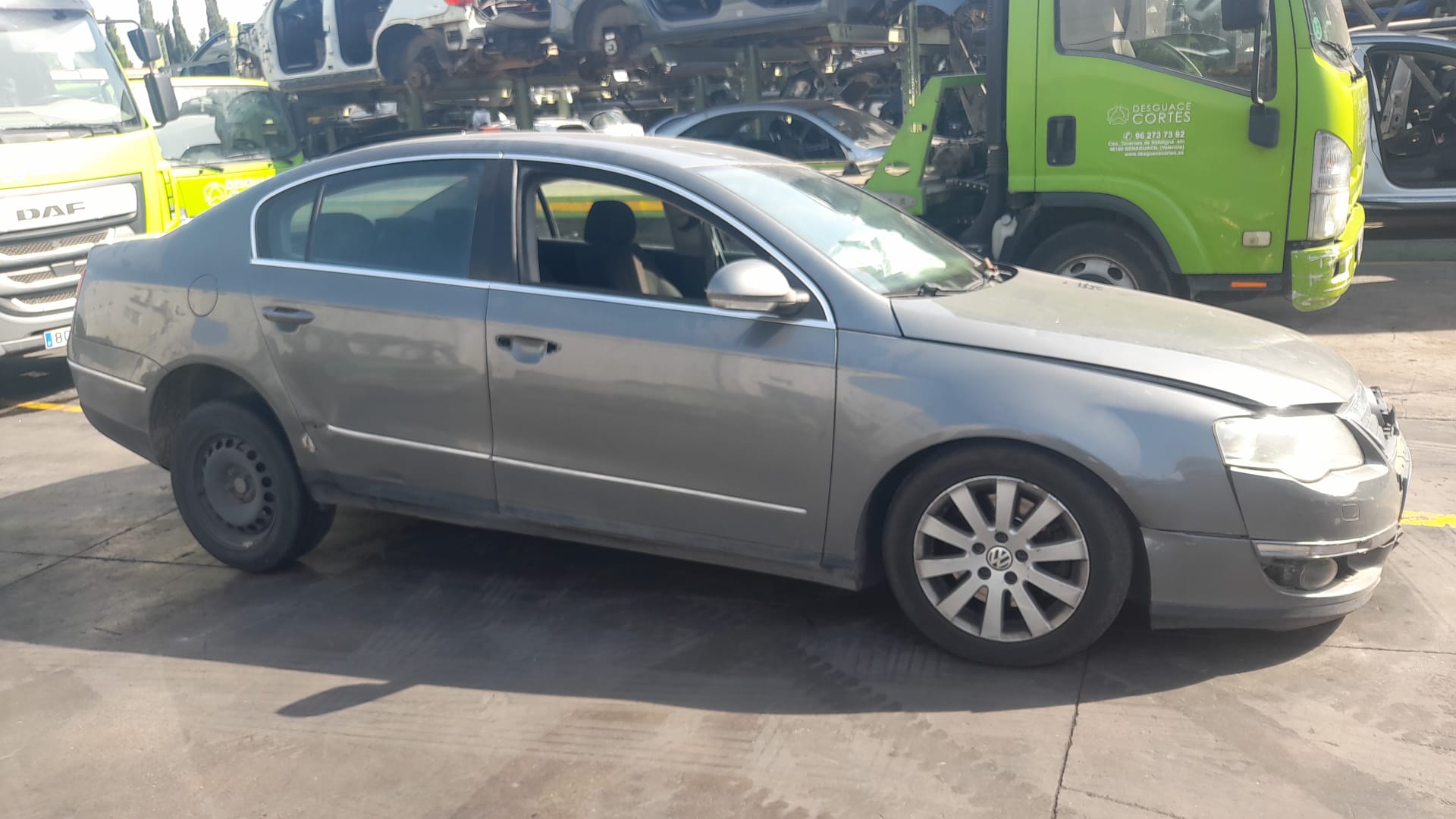 VOLKSWAGEN Passat B6 (2005-2010) Priekinių dešinių durų spyna 3C1837016A 25177237