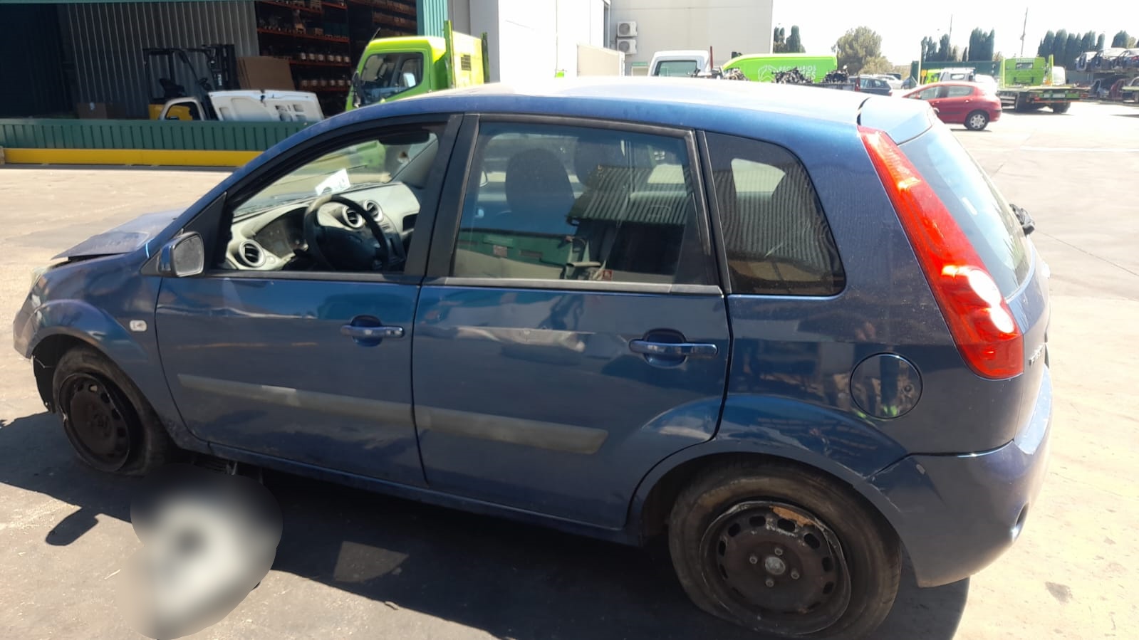 FORD Fiesta 5 generation (2001-2010) Hátsó lökhárító 1375906 25229281