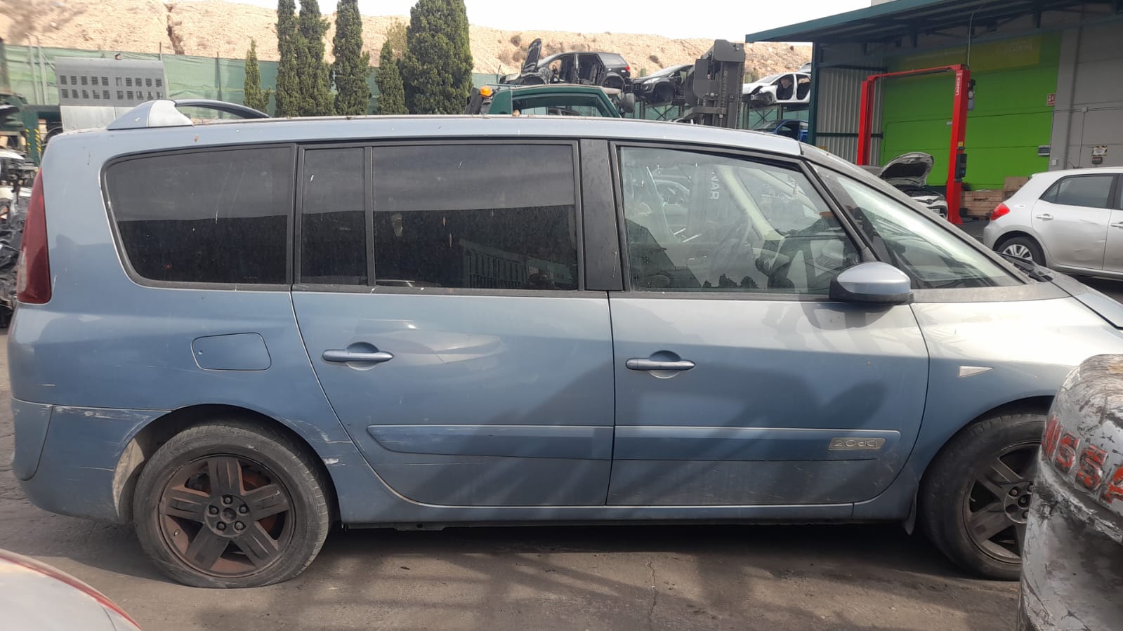 RENAULT Espace 4 generation (2002-2014) Galinių kairių durų stiklo pakelėjas 8200305724 22364767