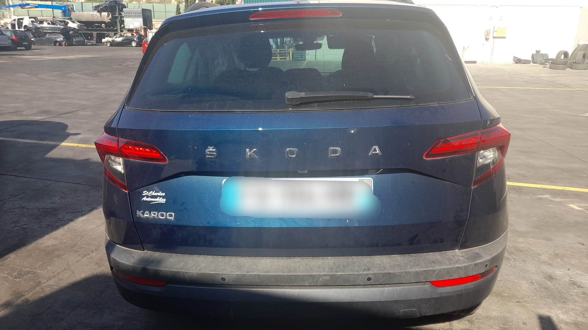 SKODA Karoq 1 generation (2017-2024) Rear left door window lifter 575839461 24020971