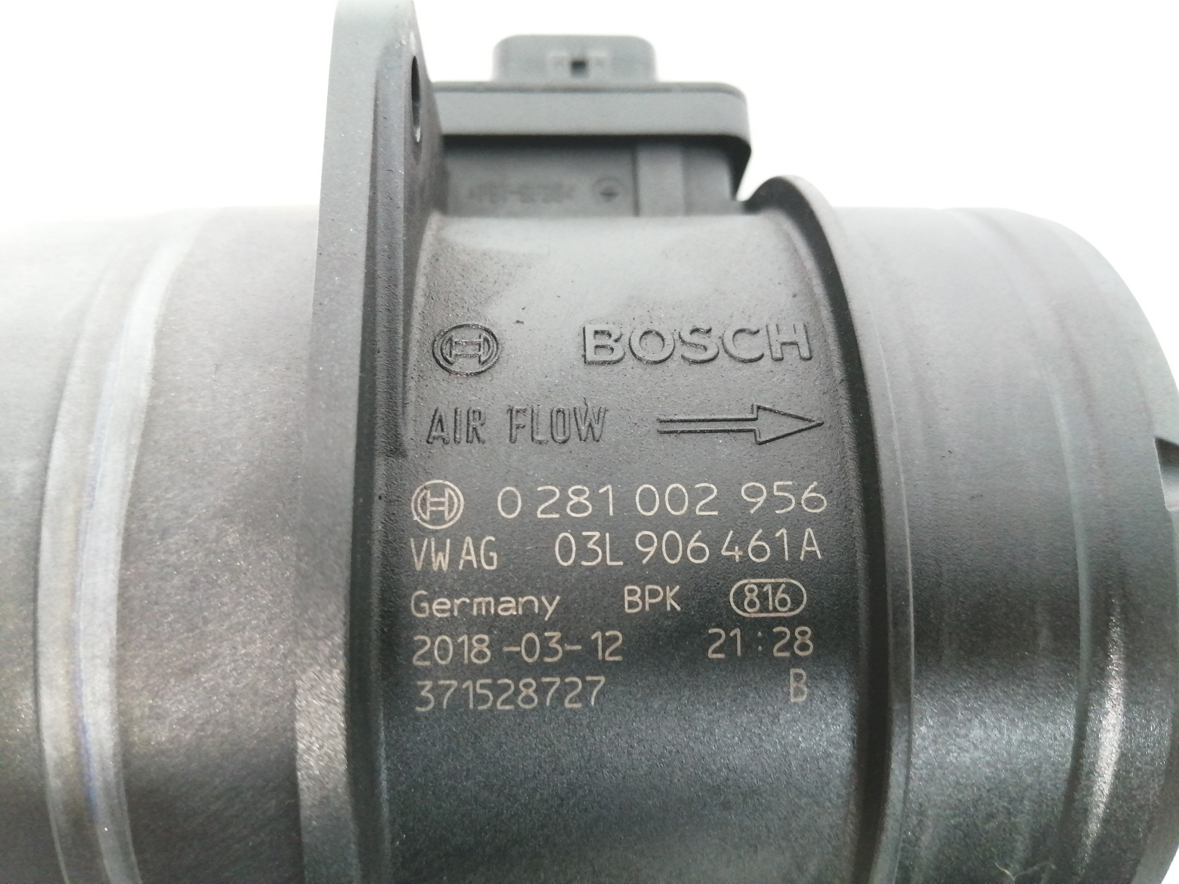 AUDI Q3 8U (2011-2020) Mass Air Flow Sensor MAF 03L906461A 20542555