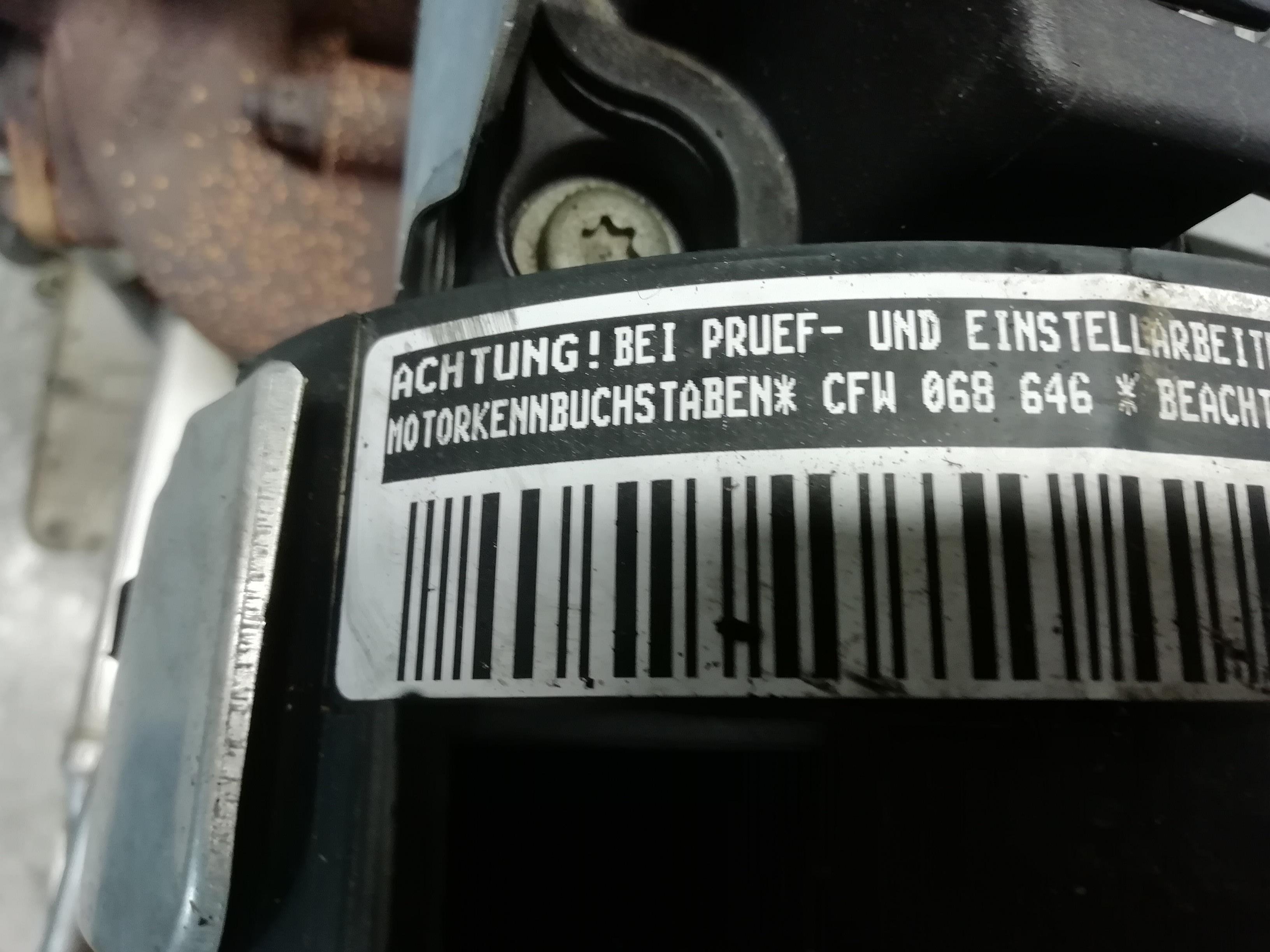 VOLKSWAGEN Polo 5 generation (2009-2017) Motor CFW 23385444