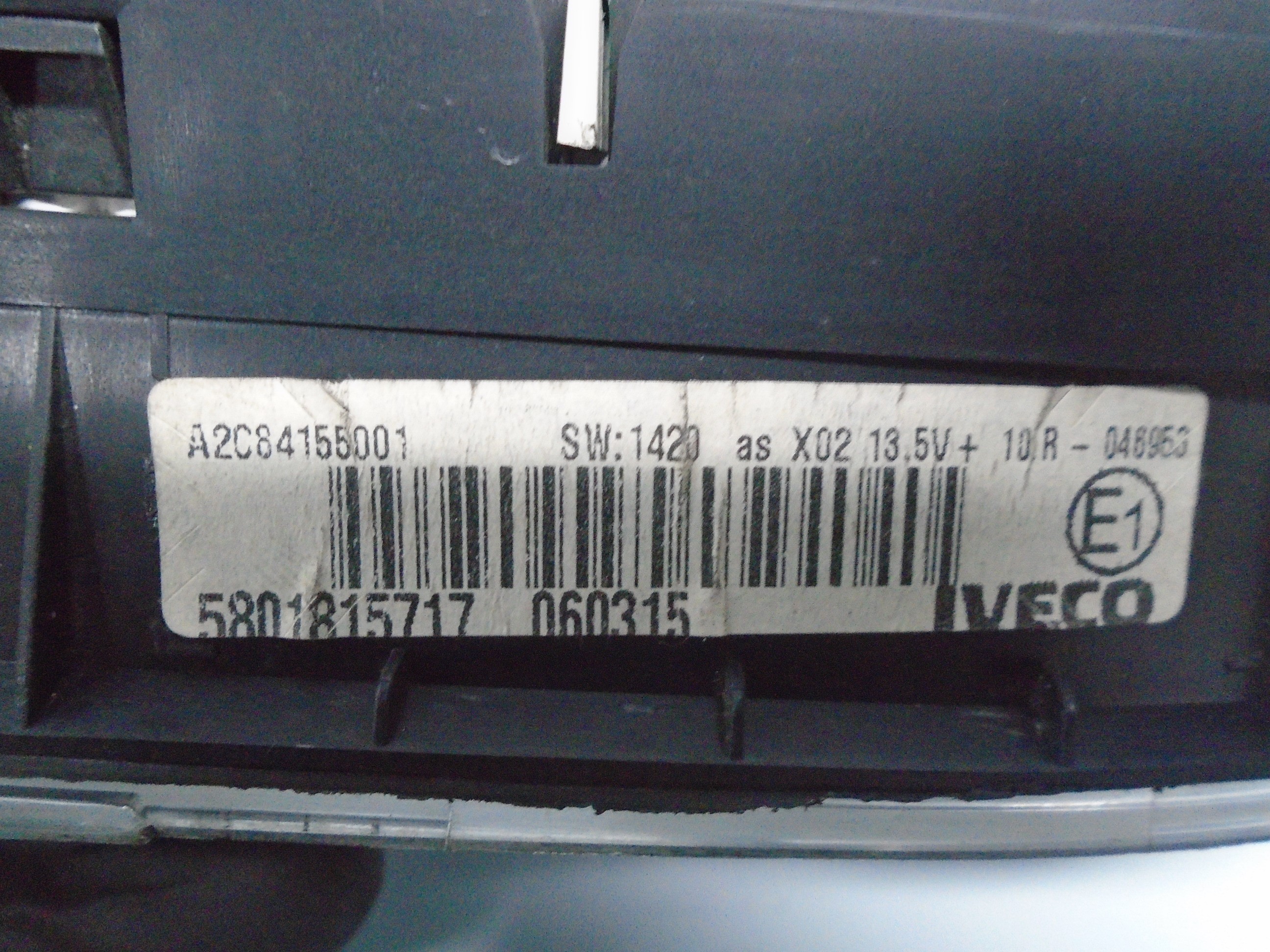 IVECO Daily 6 generation (2014-2019) Speedometer A2C84155001 25112273