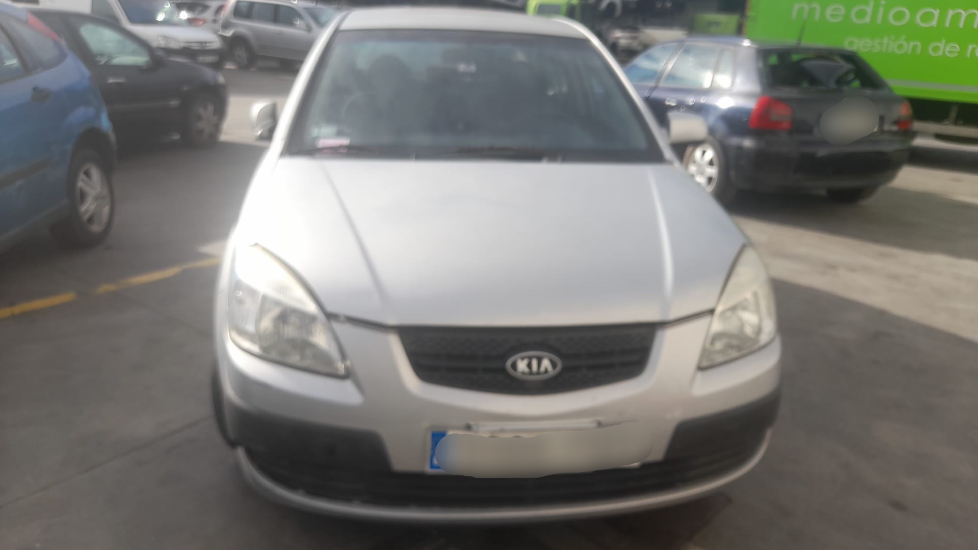 KIA Rio 2 generation (2005-2011) Бампер задний 866111G220 18587902