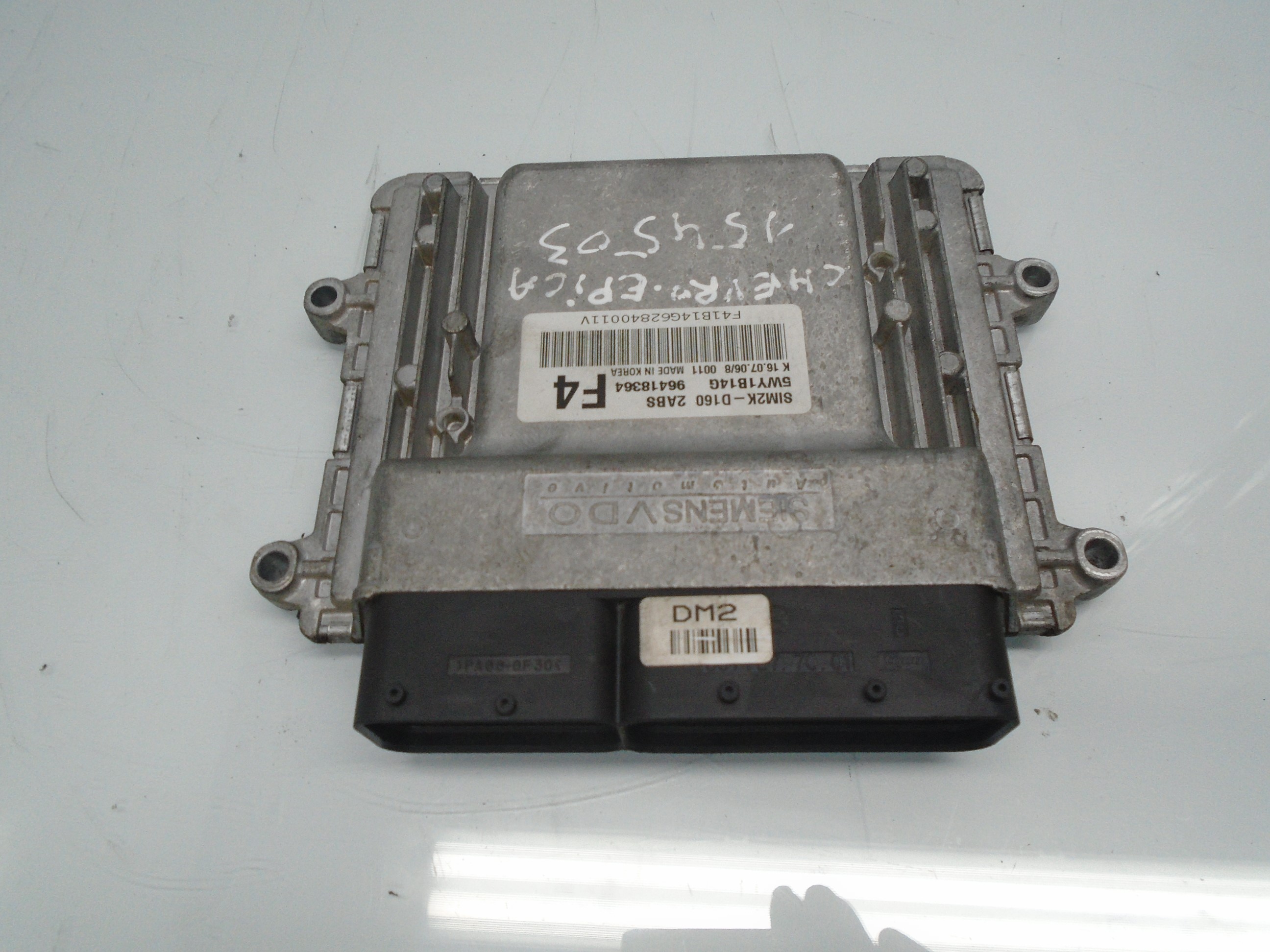 CHEVROLET Epica 1 generation (2006-2012) Moottorin ohjausyksikkö ECU 96418364 18497246